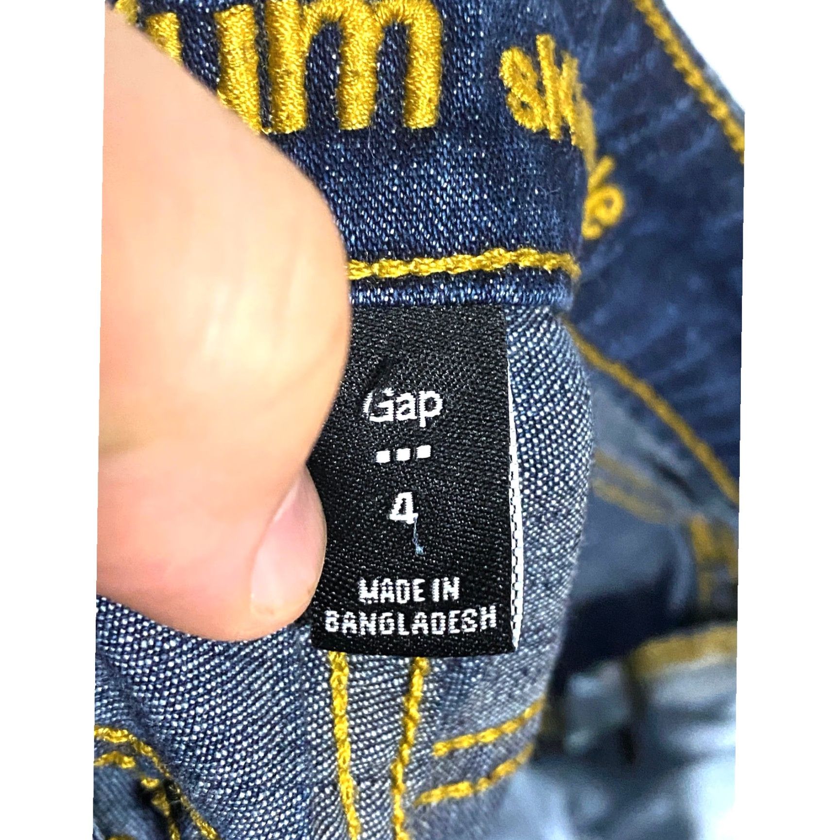 Gap Gap 1969 Premium Skinny Ankle Jeans Women 4 Dark Wash Denim Stretch 27in Inseam Preppy Normcore Y2K Jeans Size 27" / US 4 / IT 40 - 5 Thumbnail