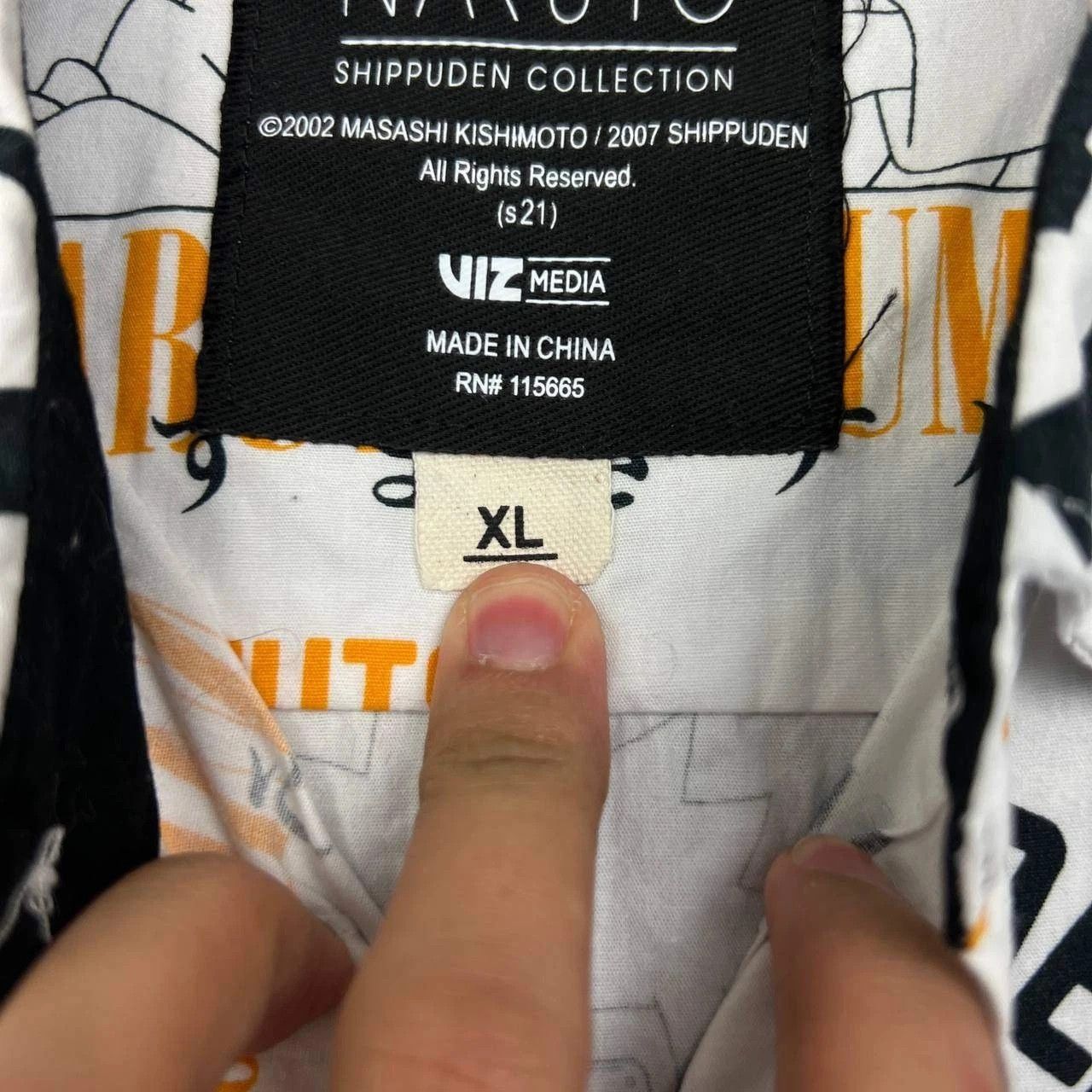 Other Naruto Shippuden Button Up Shirt Men XL Ninja Academy Cotton Size US XL / EU 56 / 4 - 6 Thumbnail