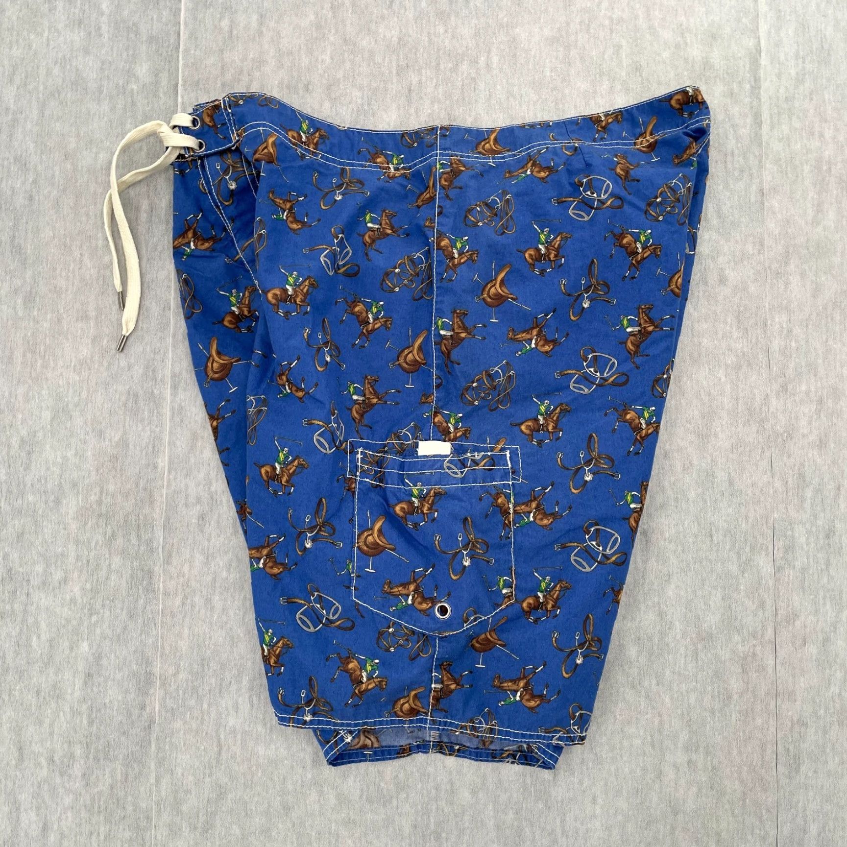 Polo Ralph Lauren Vintage Polo Ralph Lauren Swim Shorts All Over Print Blue Men 38 Beach Logo Water Polo Size US M / EU 48-50 / 2 - 3 Thumbnail