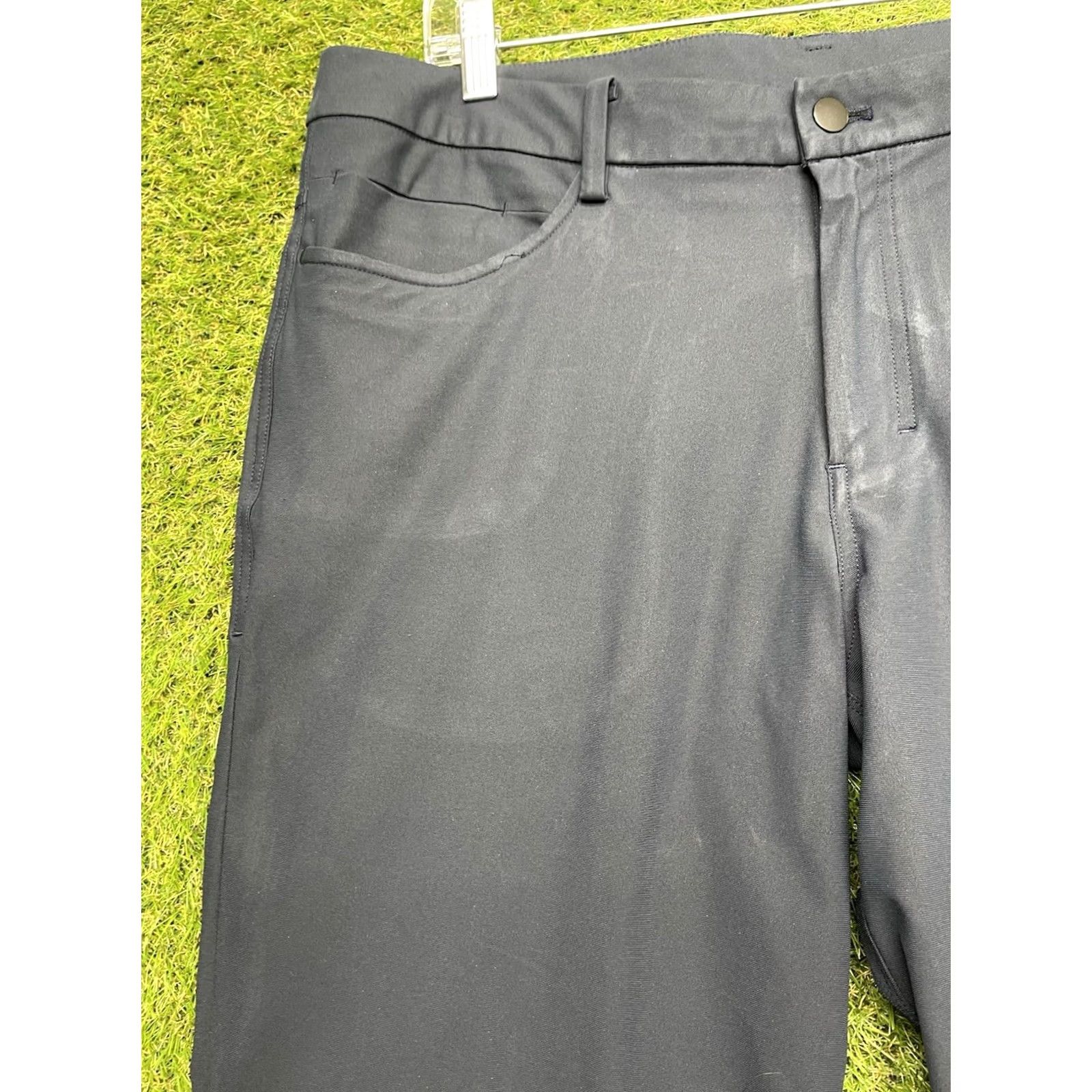 Lululemon Lululemon ABC Pant Mens 36 Classic Warpstreme Stretch Tofino Sand Blue 5-Pocket Chino Straight Leg 30in Inseam XS? Size US 36 / EU 52 - 2 Thumbnail