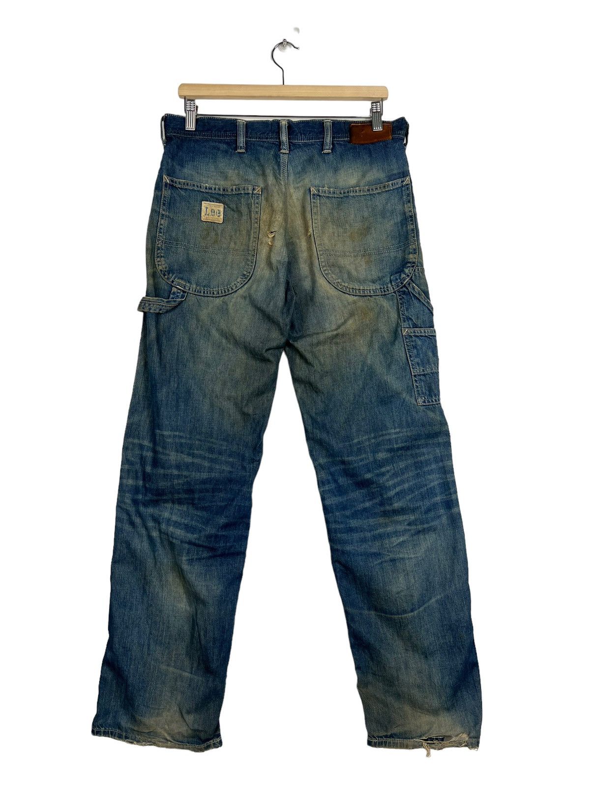 Lee × Vintage 🔥 VINTAGE LEE UNION MADE WORKS DENIM Size US 32 / EU 48 - 7 Thumbnail