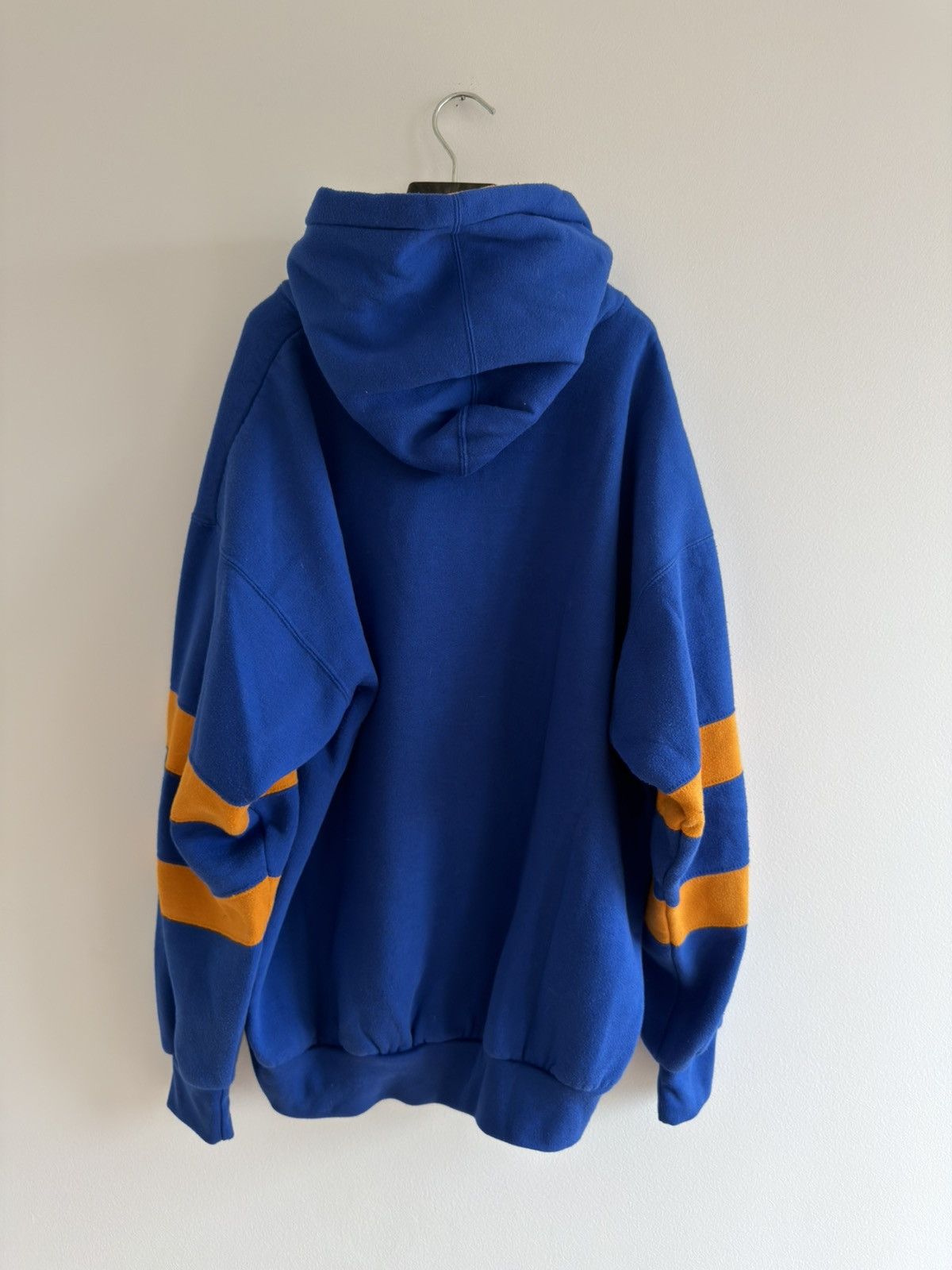 Vintage *RARE* VINTAGE 80s 90s WORLD GYM GORILLA HOODIE BODYBUILDING Size US L / EU 52-54 / 3 - 8 Thumbnail