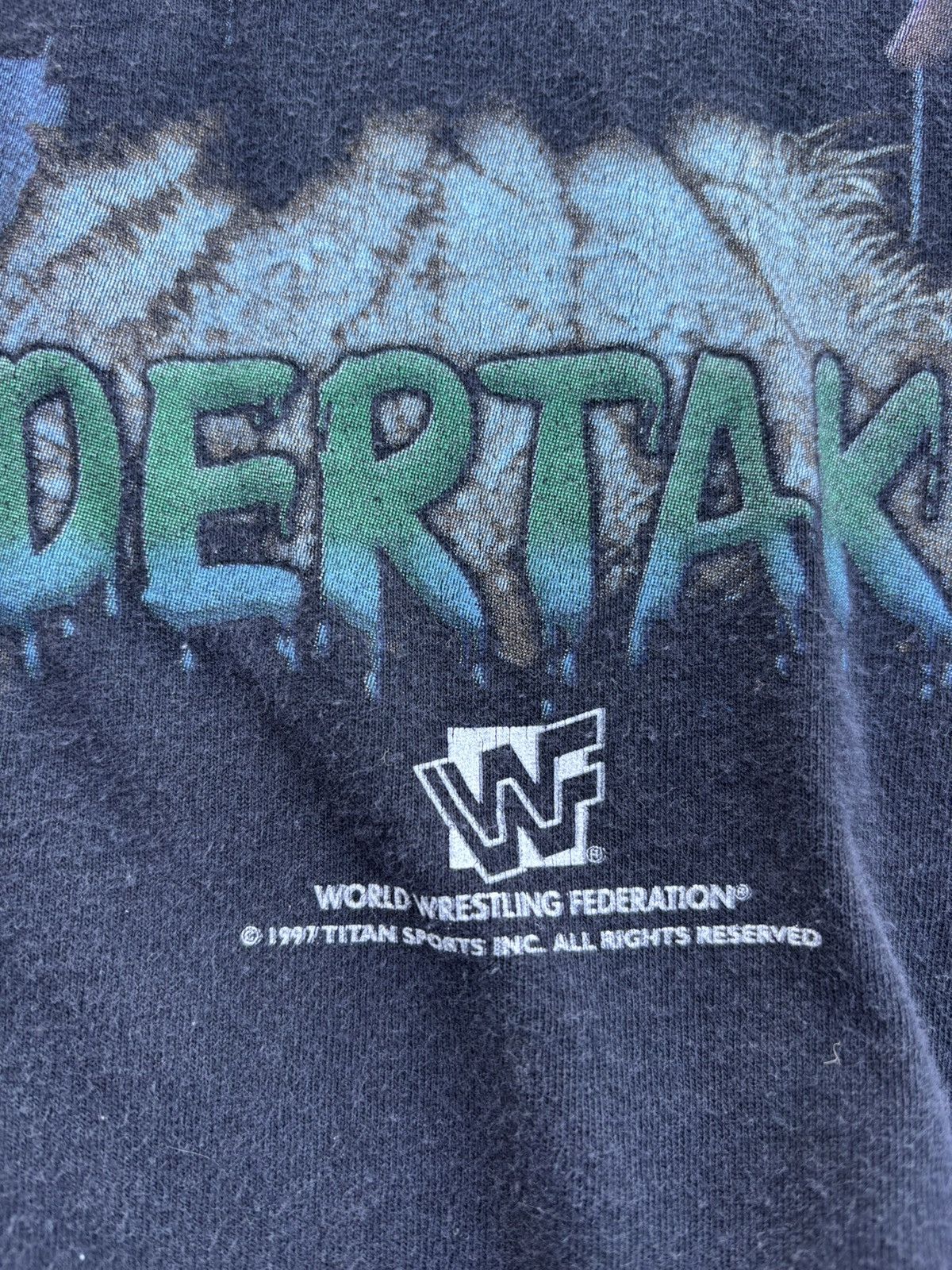 Other 1997 WWF UNDERTAKER TEE Size US XL / EU 56 / 4 - 3 Thumbnail