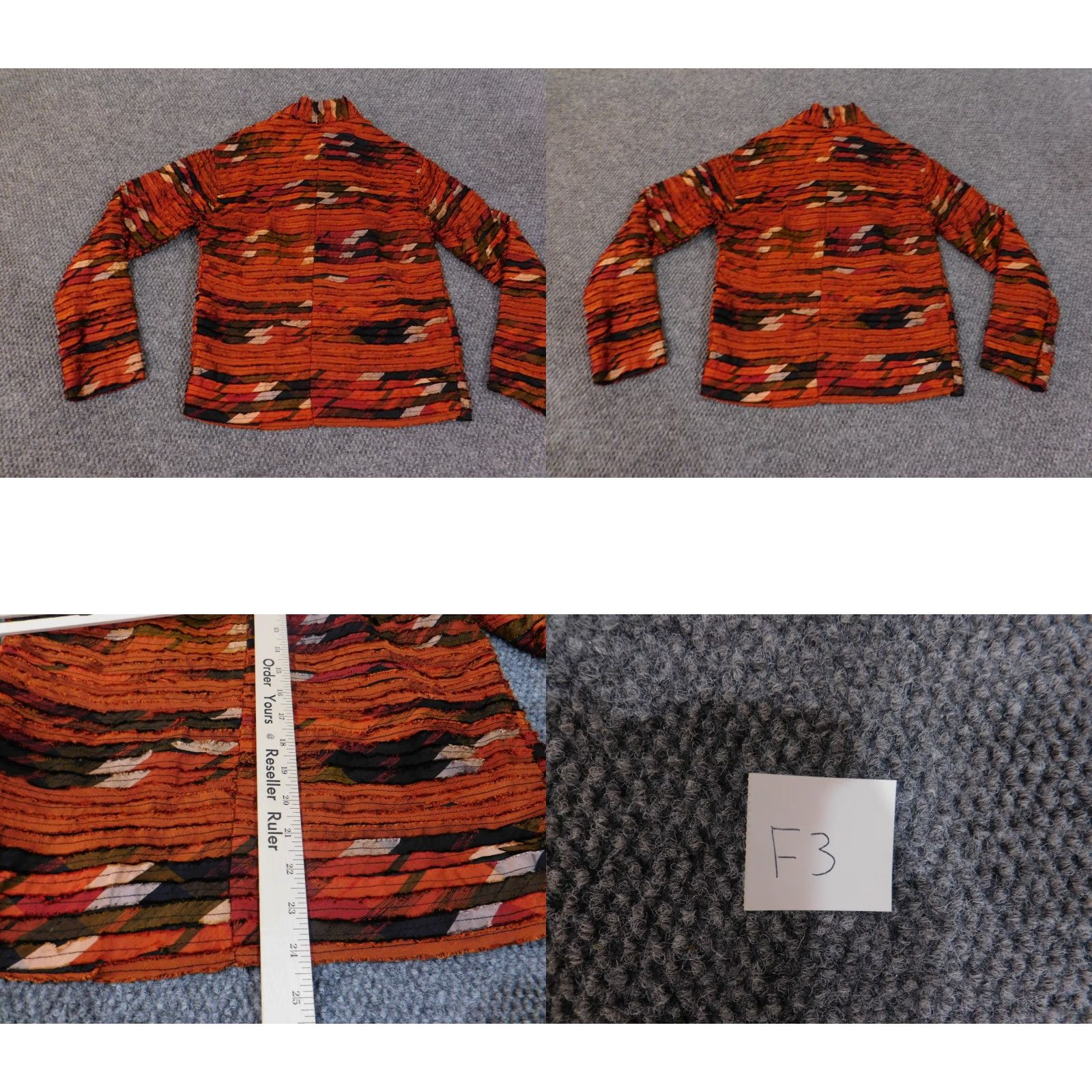 Vintage Chico's Jacket Womens Size 0 Silk Orange Ruffle Button Linen Lining Vintage No Casual Fall Spring Regular Fit Classic Design India Silk 100% Size XS / US 0-2 / IT 36-38 - 8 Thumbnail