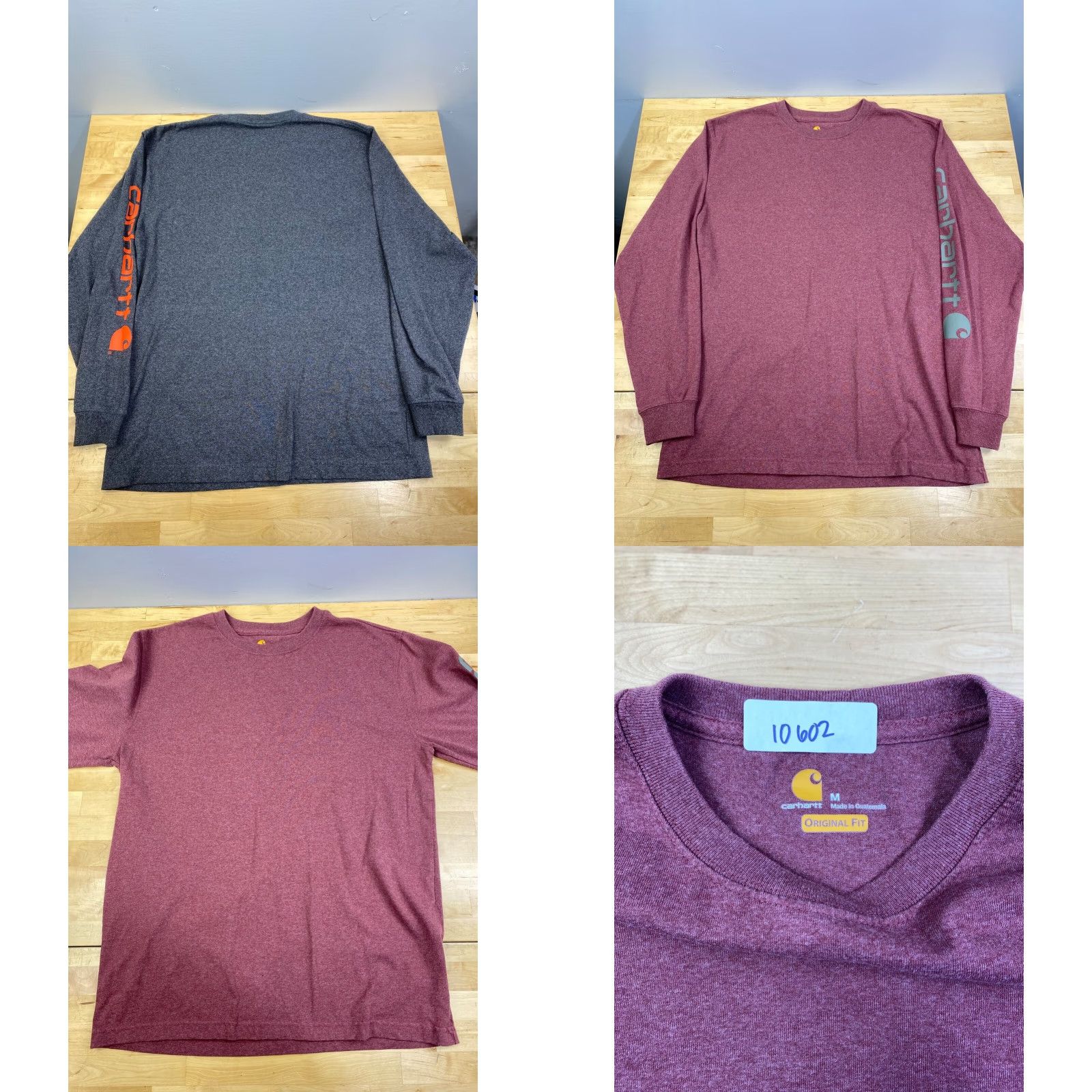 Carhartt Carhartt Long Sleeve T Shirt Mens M Casual Work Crew Neck Gray 2 Pack 10601/2 Size US M / EU 48-50 / 2 - 8 Thumbnail