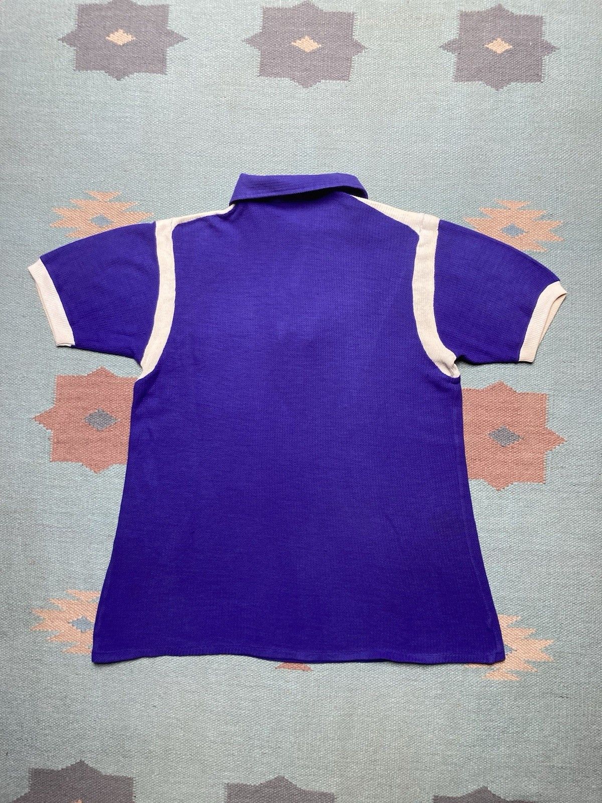 Vintage Vtg 70s Hilton bowling shirt blank jacquard knit medium Size US M / EU 48-50 / 2 - 5 Thumbnail
