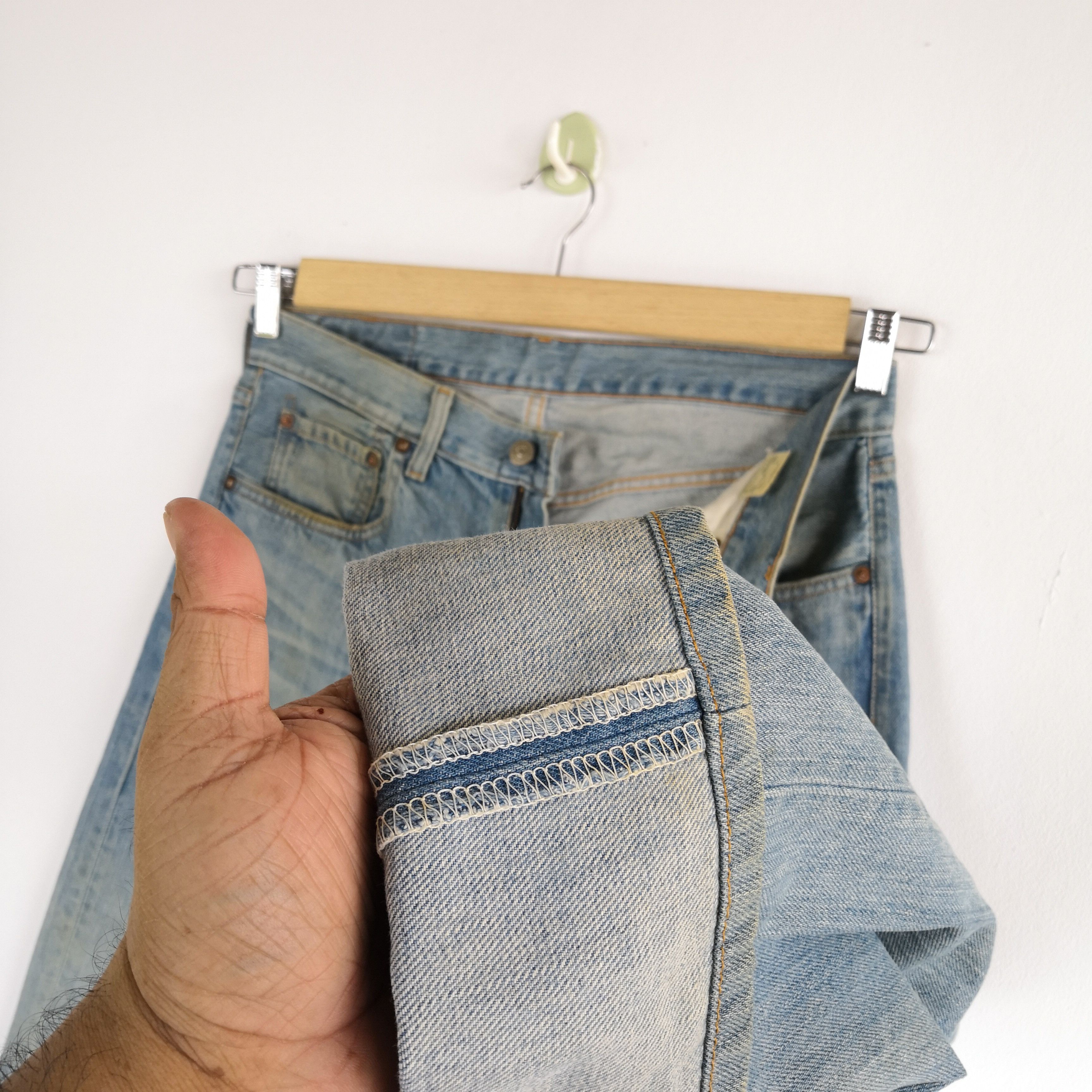 Jean Vintage Rusty Levi's 505 Jeans Mud Wash Levis 505 Denim Size US 32 / EU 48 - 8 Thumbnail