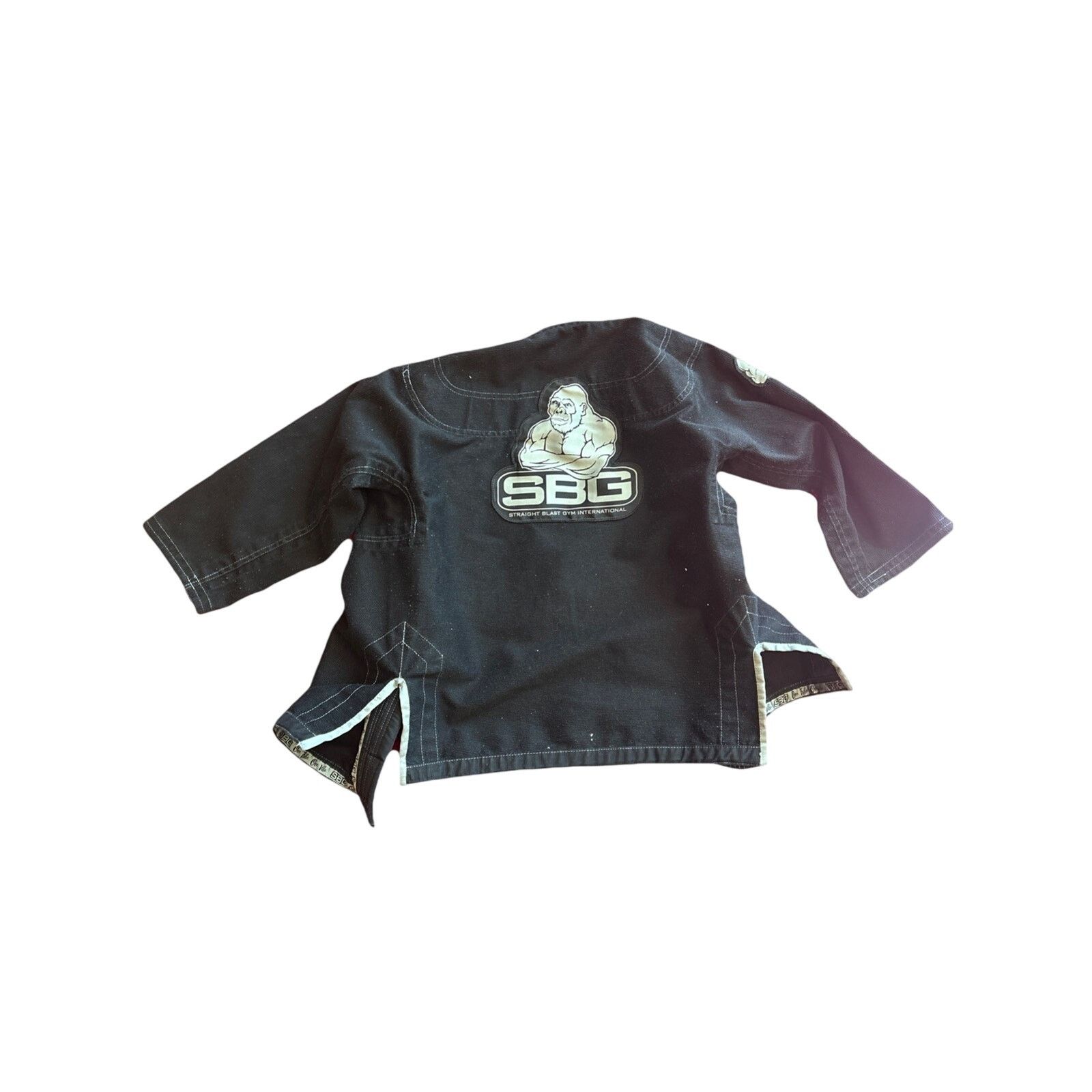 SBTG SBG Gi Youth Child Black C2 Straight Blast Gym MMA JuJitSu Size 28" / US 6 / IT 42 - 2 Thumbnail