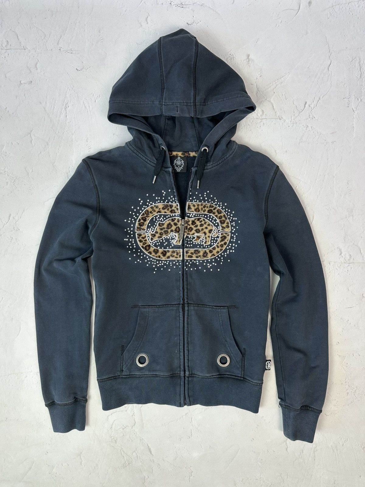 Ecko Unltd. Y2K Vintage Ecko Unltd Zip Logo Hoodie Size S / US 4 / IT 40 - 1 Thumbnail