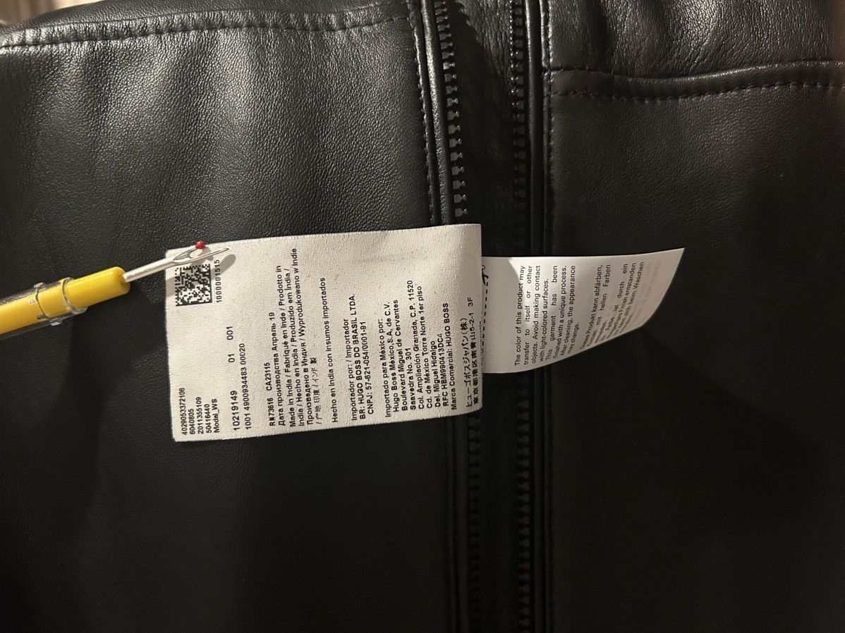 Hugo Boss HUGO BOSS Lamb Leather Jacket FW/20 Size US L / EU 52-54 / 3 - 7 Thumbnail