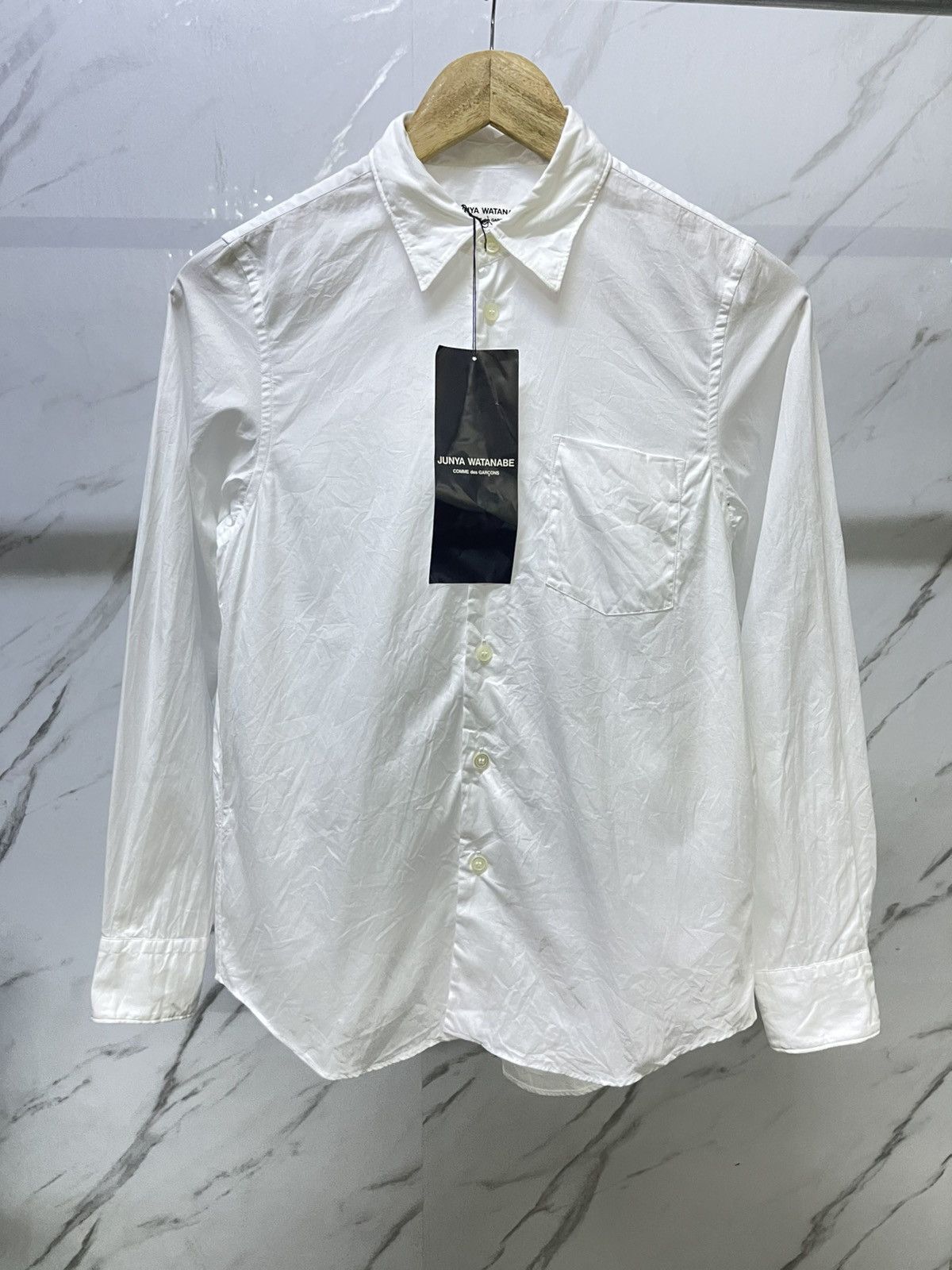 Comme des Garcons Junya watanabe x Comme des Garcons White Blouse (s) Size S / US 4 / IT 40 - 2 Thumbnail