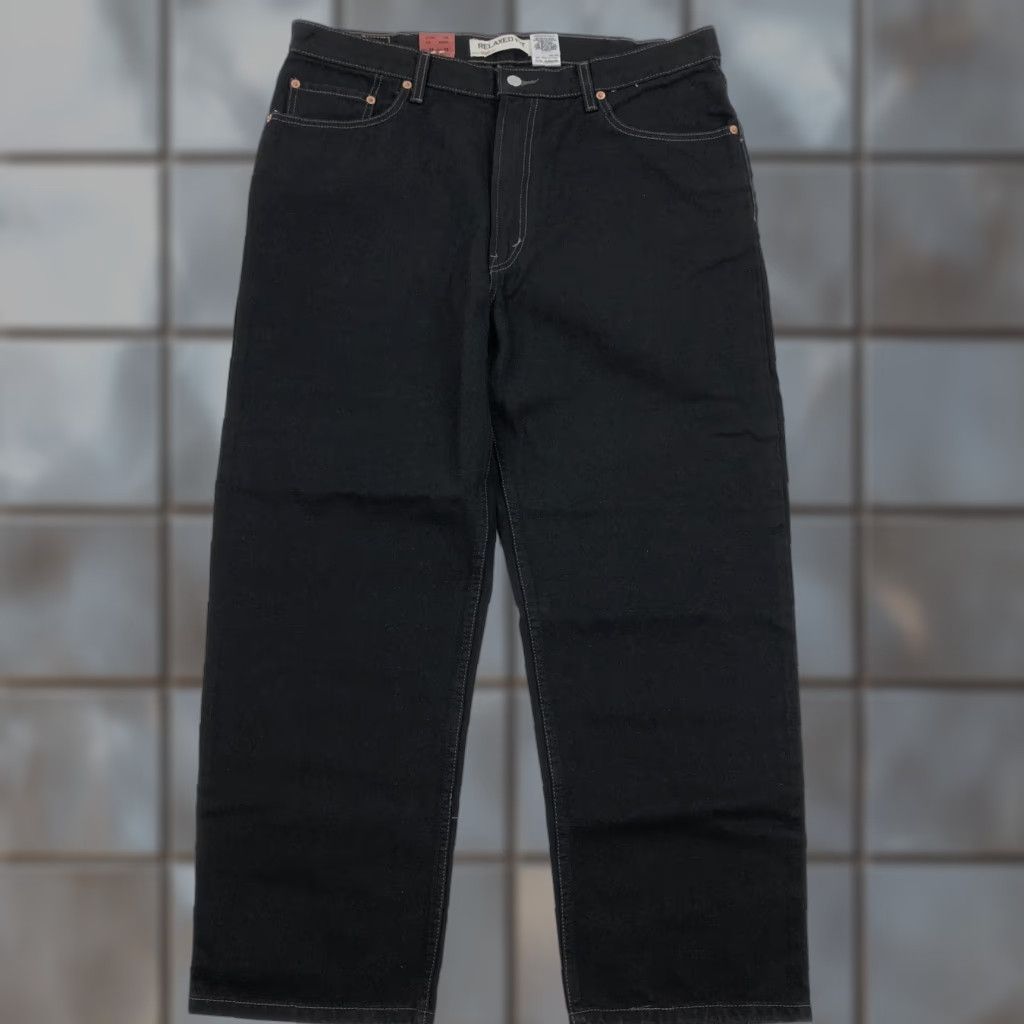 Levi's VINTAGE Levi's 550 Relaxed Fit Jeans Black 38x29 Mens NWT Modern Classic 5-Pocket Denim Blue? Size US 38 / EU 54 - 1 Thumbnail