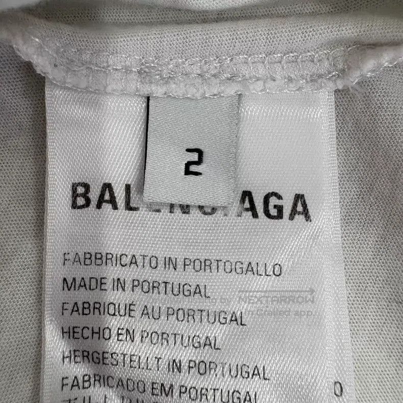 Balenciaga Balenciaga White Rainbow Printed Letter Half Sleeve Size US M / EU 48-50 / 2 - 5 Thumbnail