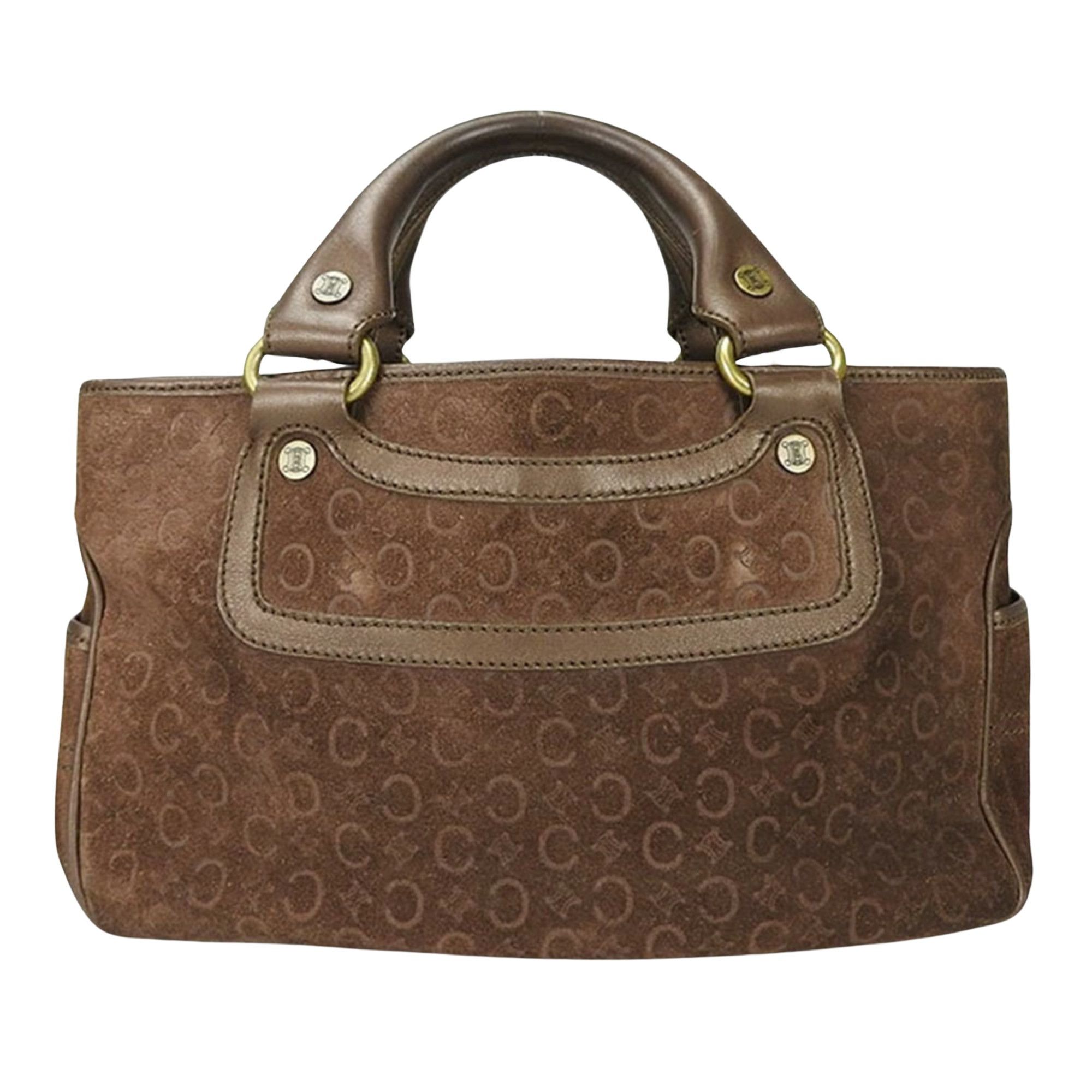 image of Celine Céline Boogie Handbag in Brown, Women's