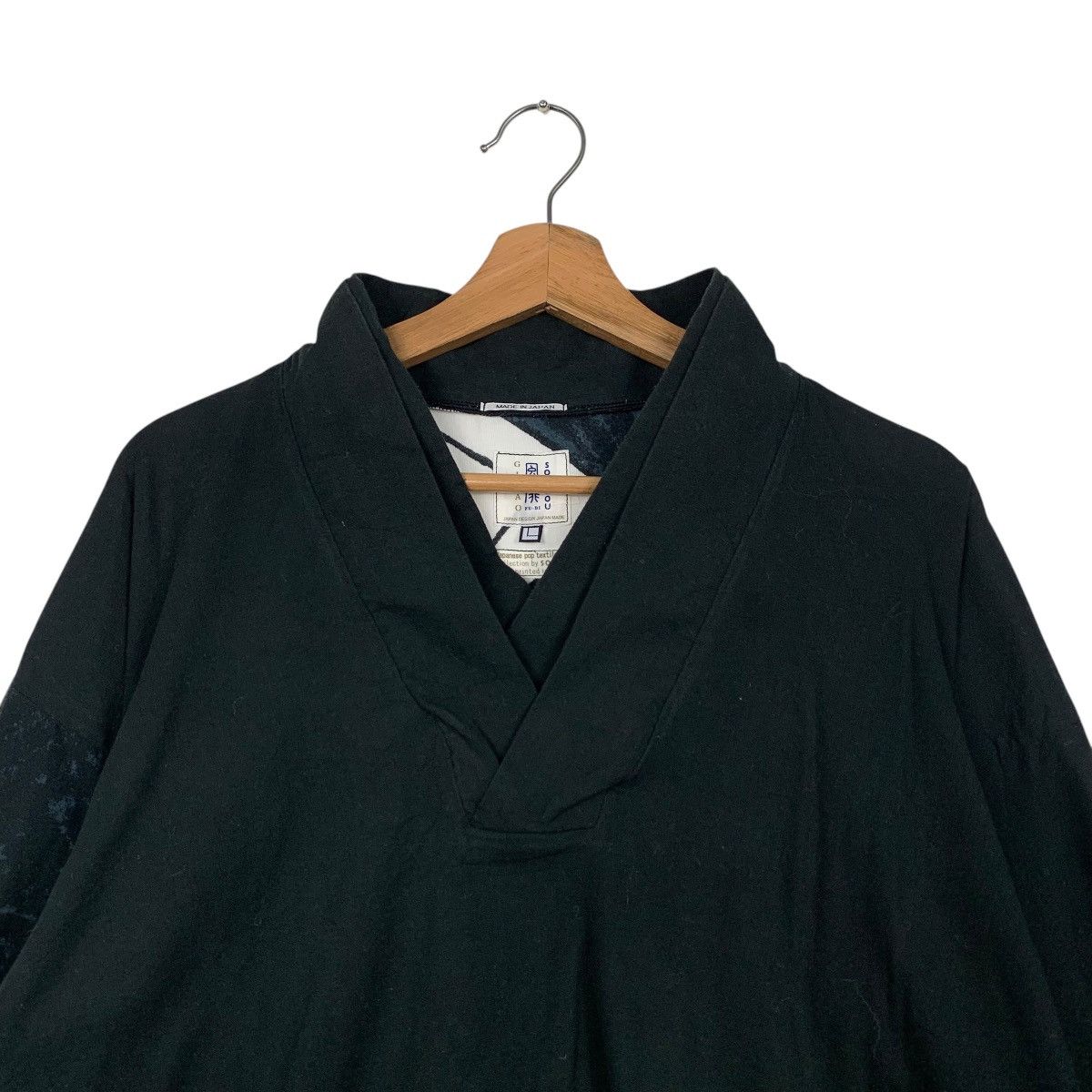 SOU SOU SOU SOU Gibao Pullover Kimono Shirt Made in Japan #2875-C130 Size US L / EU 52-54 / 3 - 3 Thumbnail