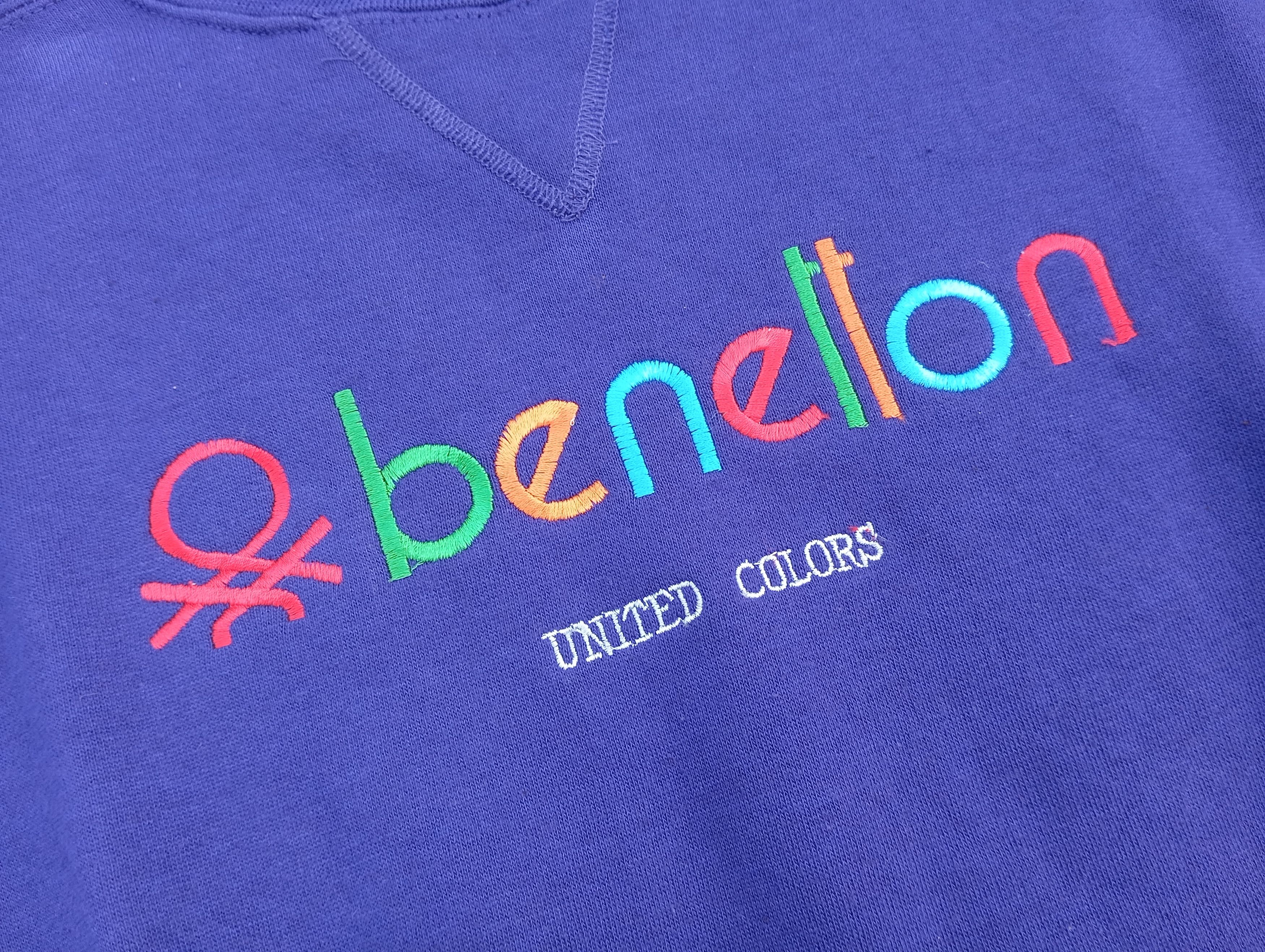 United Colors Of Benetton × Vintage Vtg 90s Benetton Sweatshirt 