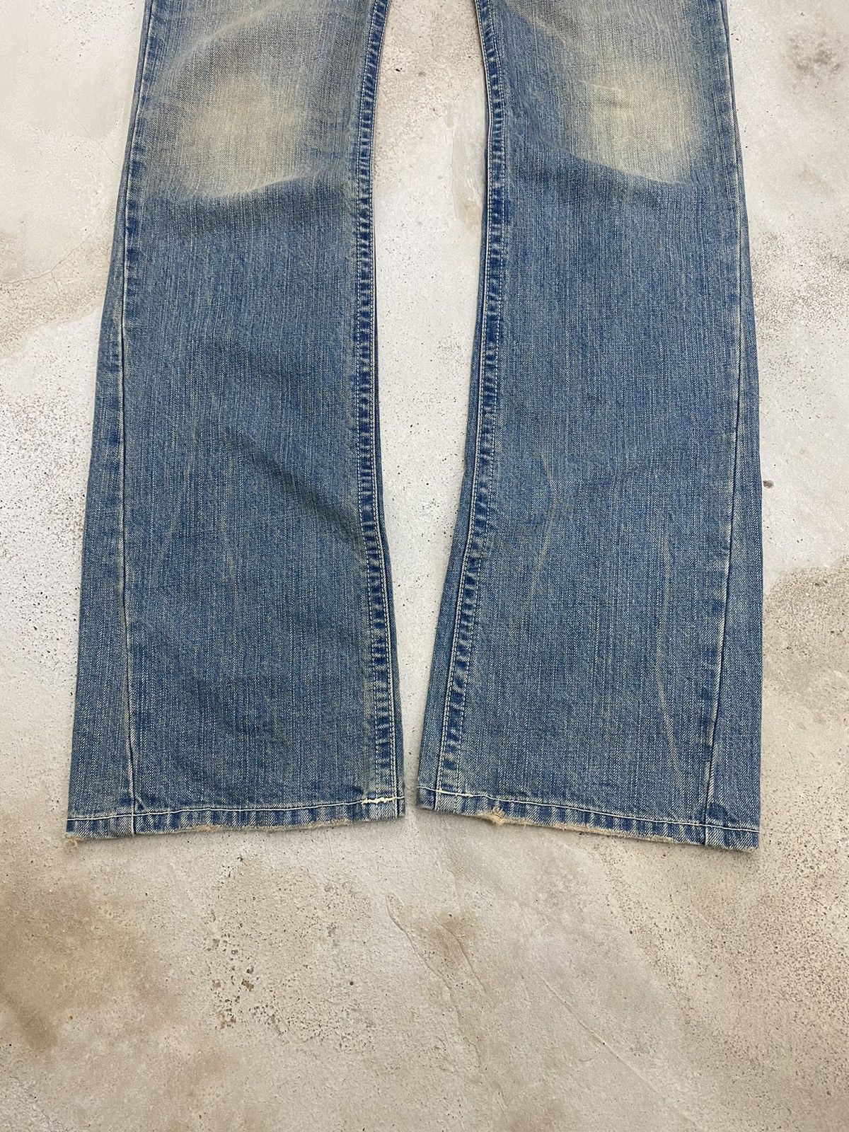 Hysteric Glamour Just Amorica Denim Style Mud Washed Light Jean Clawn Mark Size US 28 / EU 44 - 3 Thumbnail