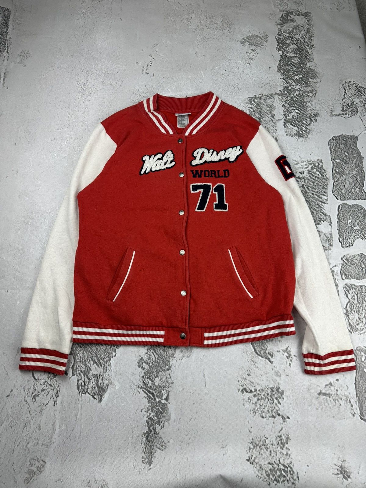Disney Vintage Walt Disney World 71 Mickey Mouse Bomber Size US XXL / EU 58 / 5 - 1 Thumbnail