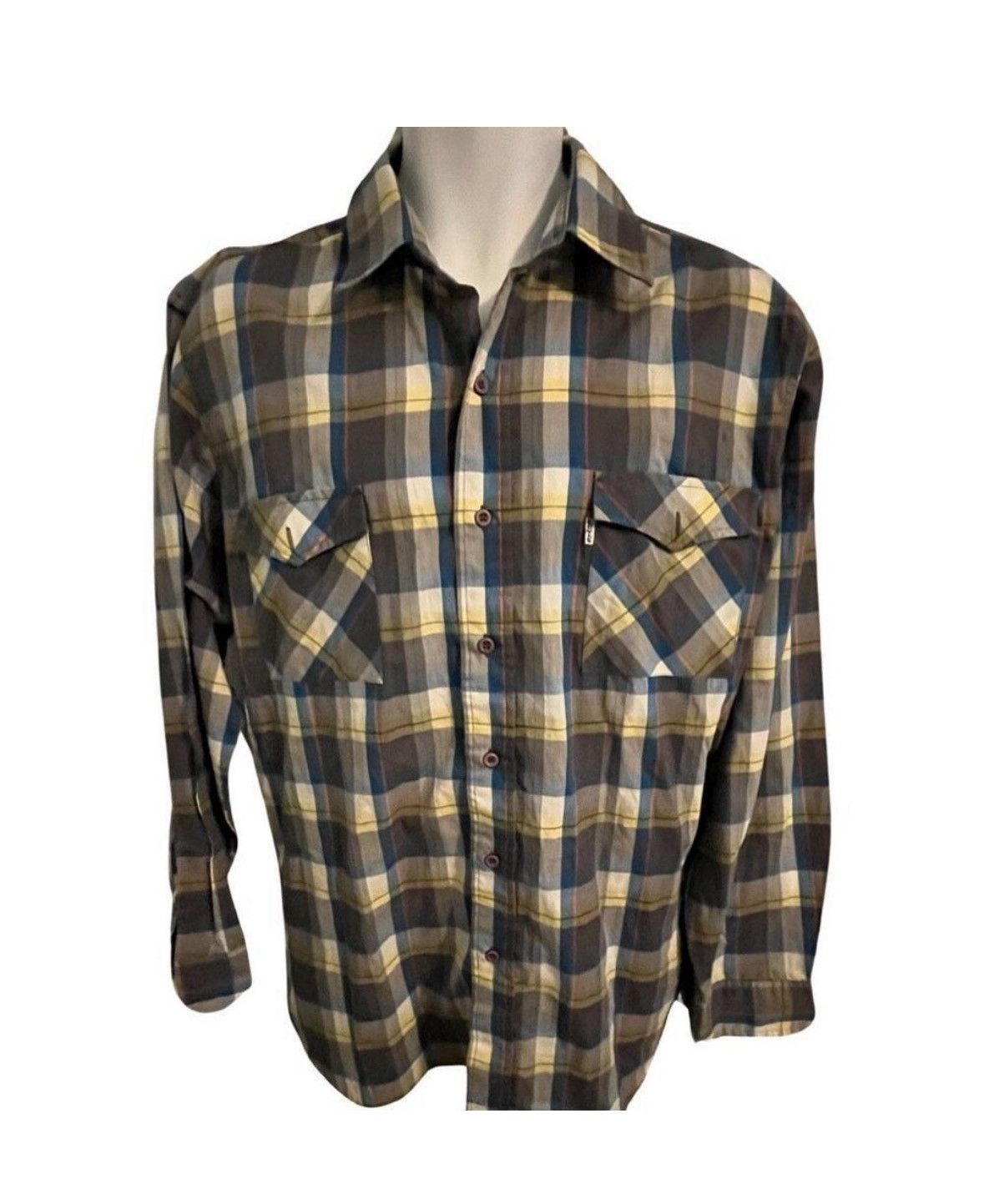 Levi's Levi’s Vintage Plaid Western Button Up. Size Large Size US L / EU 52-54 / 3 - 2 Thumbnail
