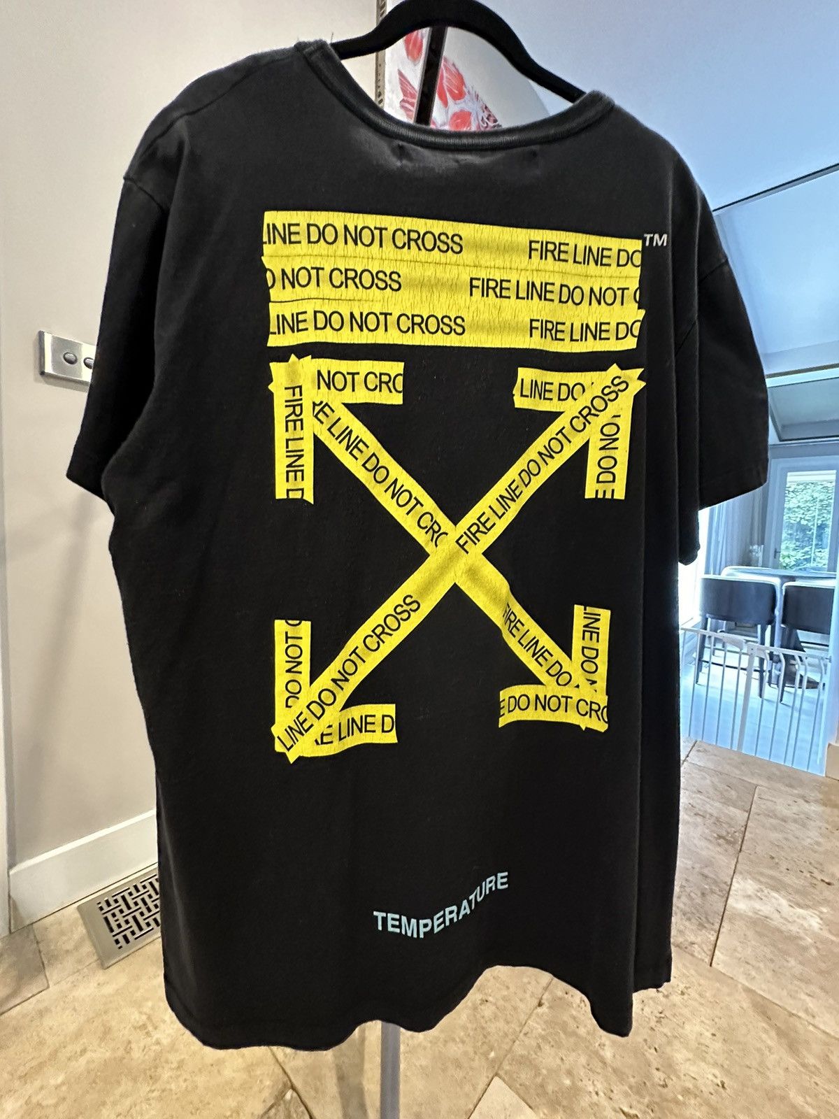 Off white do not cross tee best sale