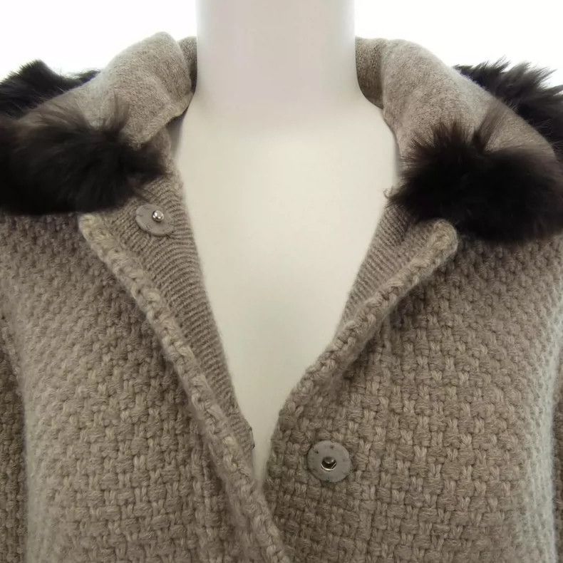 Loro Piana LORO PIANA Cashmere knit coat Size M / US 6-8 / IT 42-44 - 4 Thumbnail