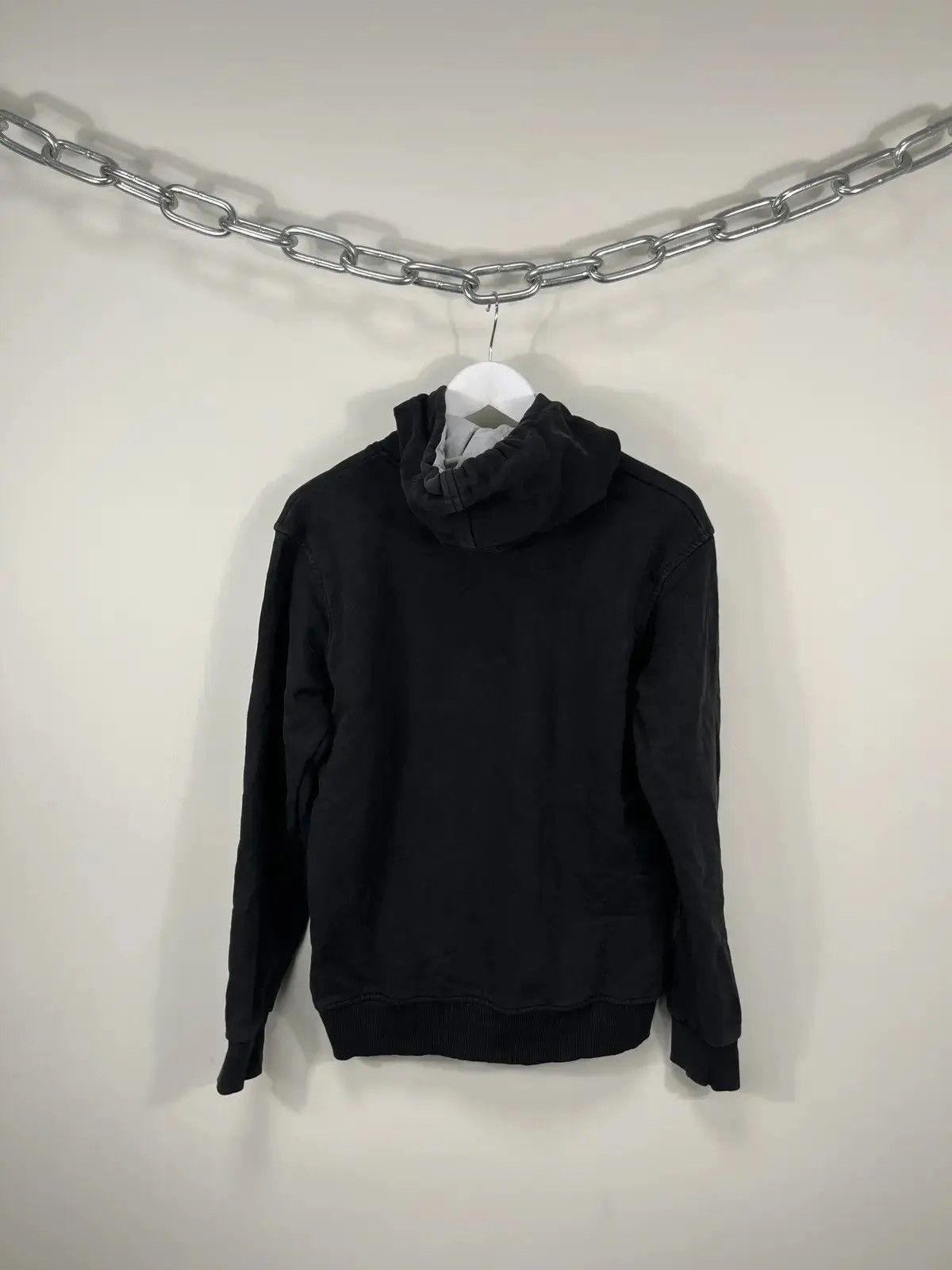 Nike × Vintage Vintage Nike Y2K Big Logo Retro Hype Black Hoodie Size US M / EU 48-50 / 2 - 7 Thumbnail