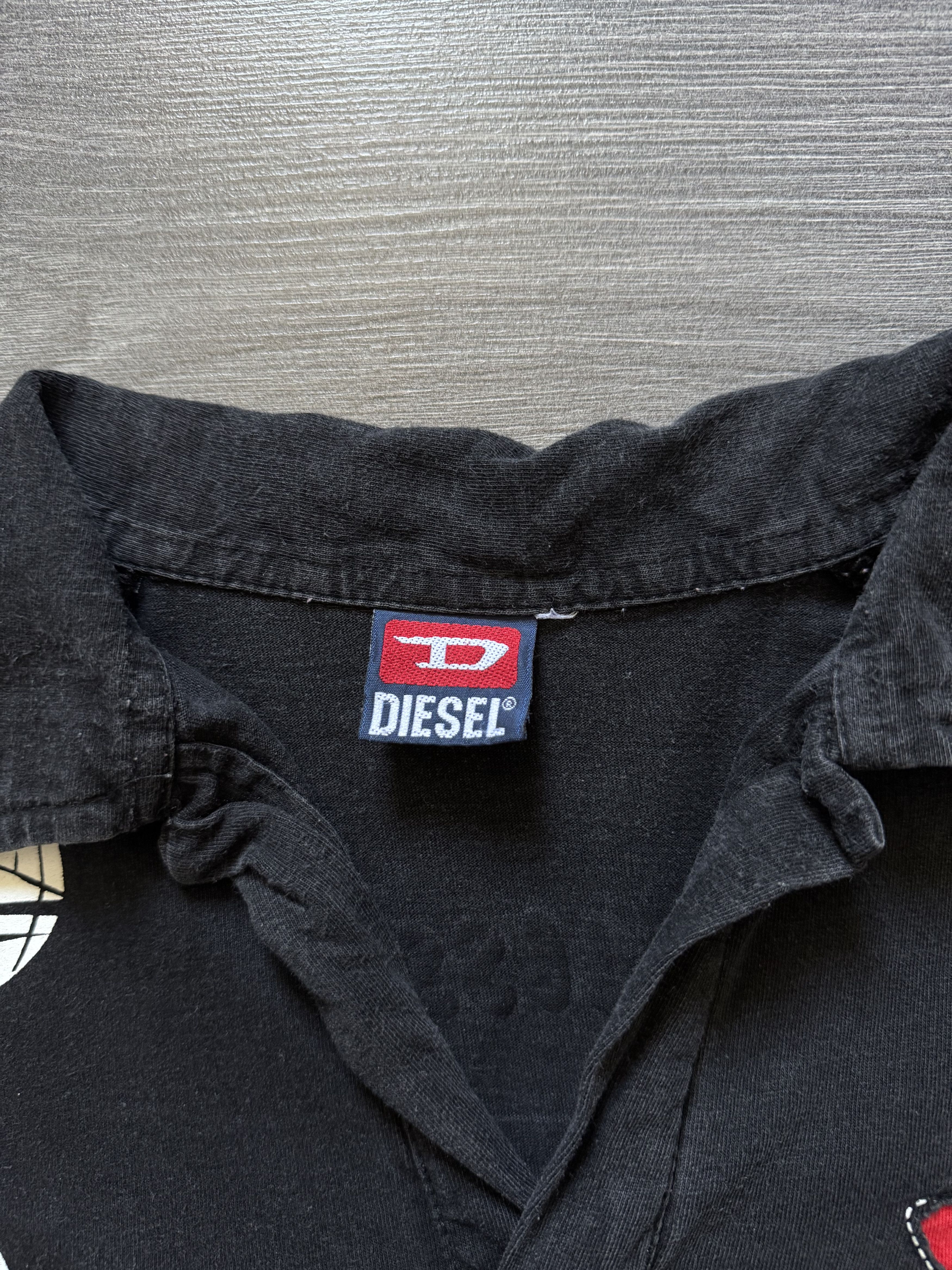 Diesel Vintage Diesel Polo shirt y2k cyber opium washed black Size US XXL / EU 58 / 5 - 7 Thumbnail