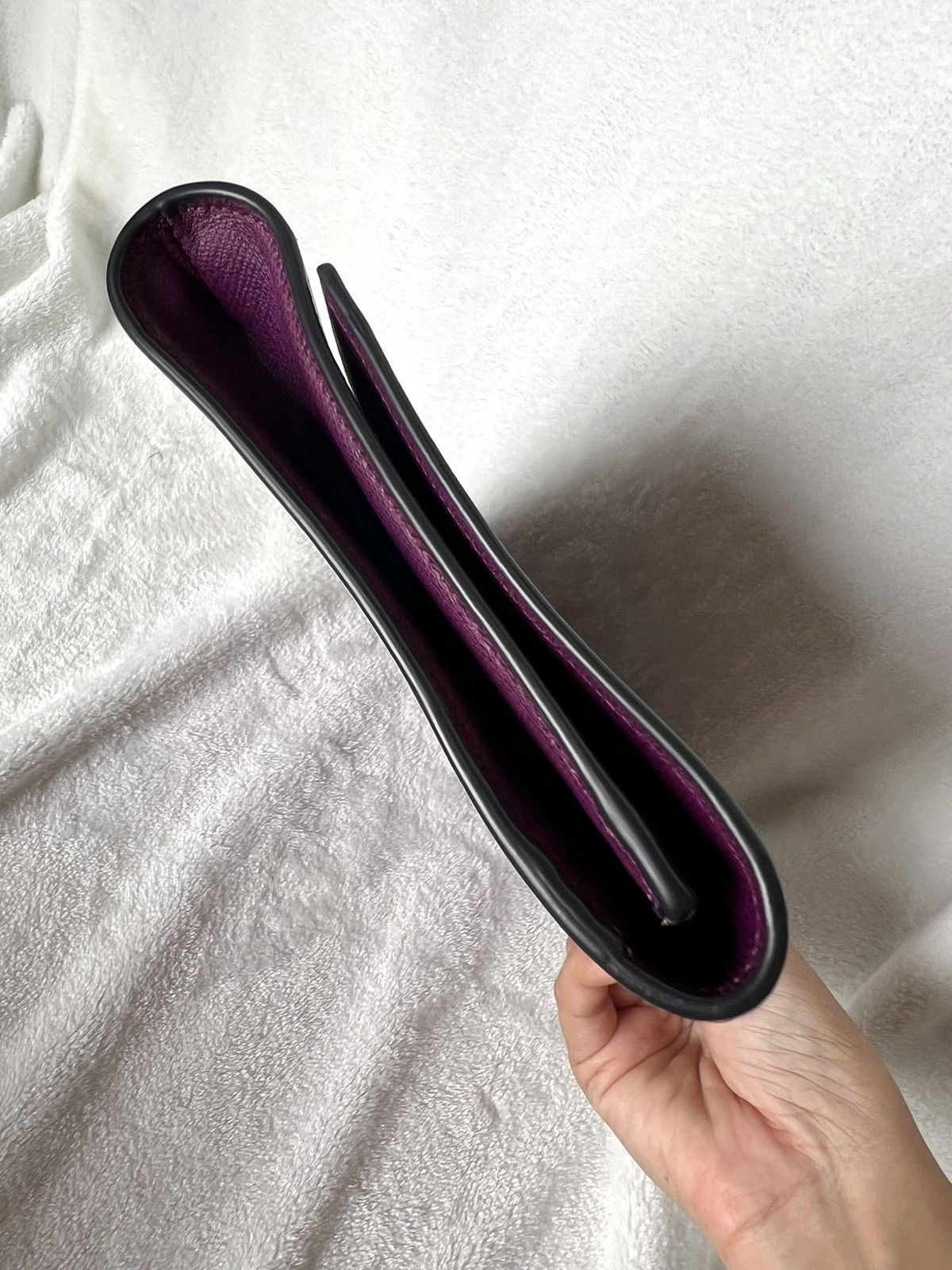 Yves Saint Laurent Saint Laurent Chyc Clutch – Purple Size ONE SIZE - 8 Thumbnail