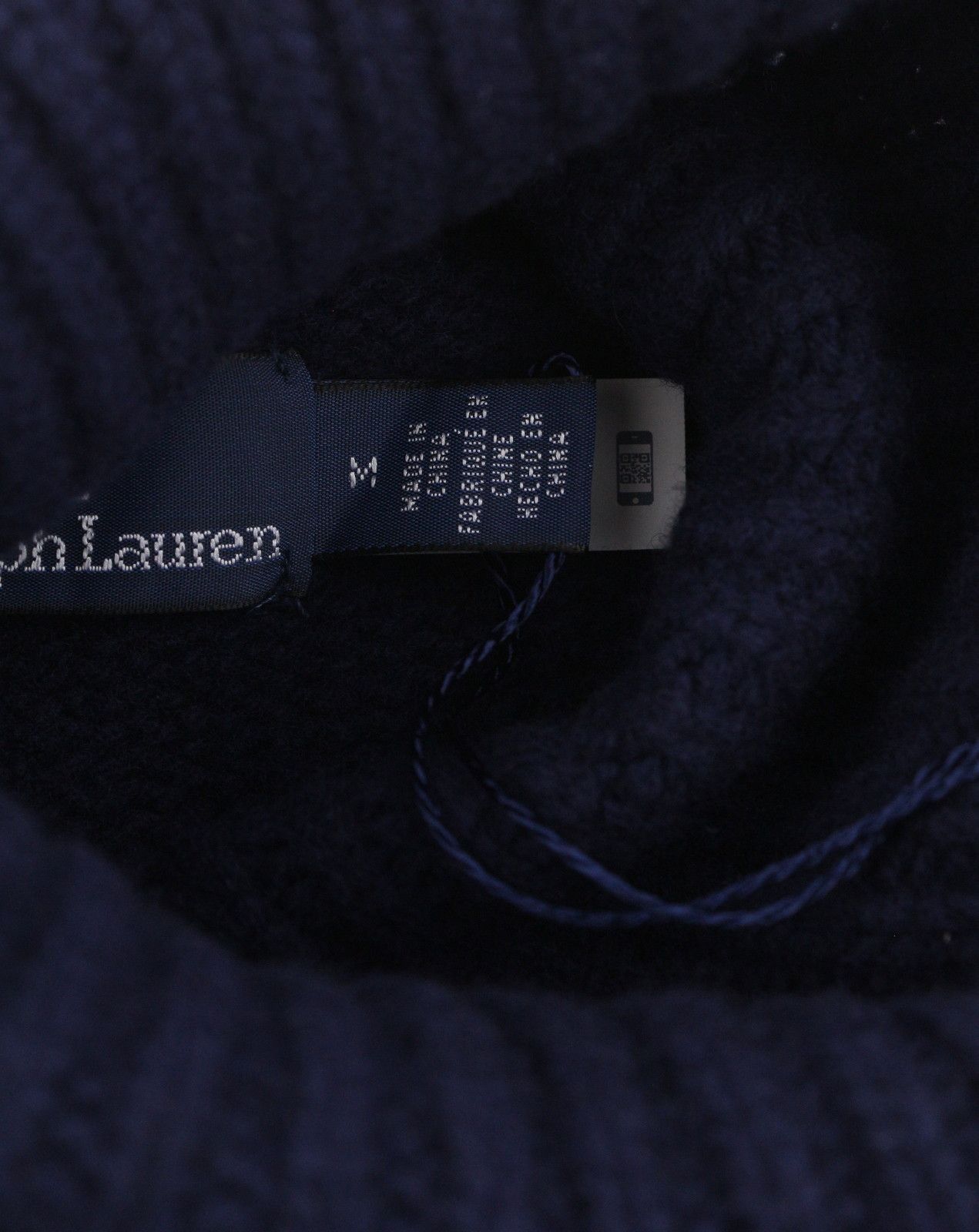 Ralph Lauren BLUE M Wool Cashmere Tight Knit Pullover 86941 Size US M / EU 48-50 / 2 - 10 Thumbnail