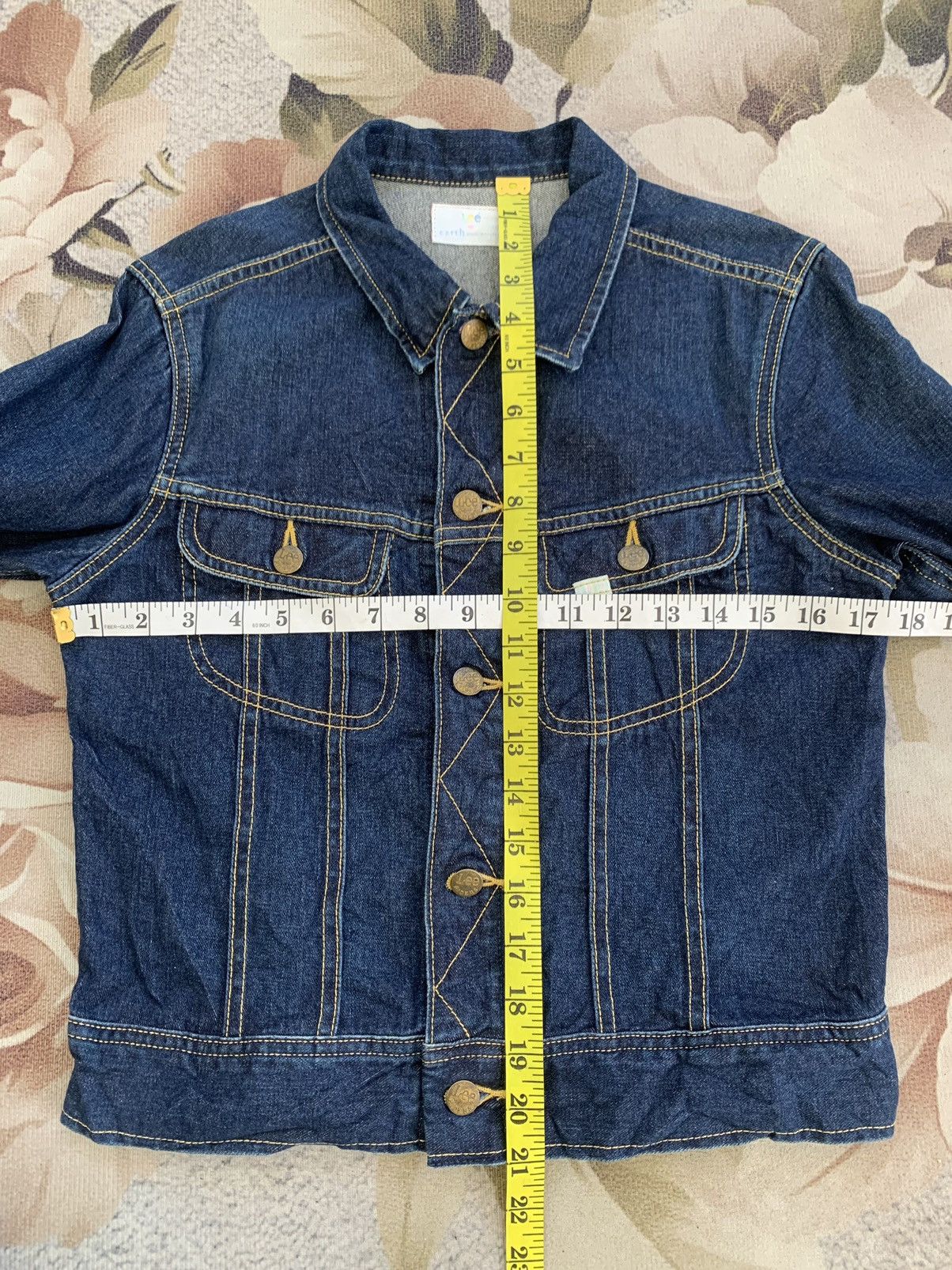 Lee Lee Earth Music & Ecology Denim Trucker Jacket Size S / US 4 / IT 40 - 8 Thumbnail