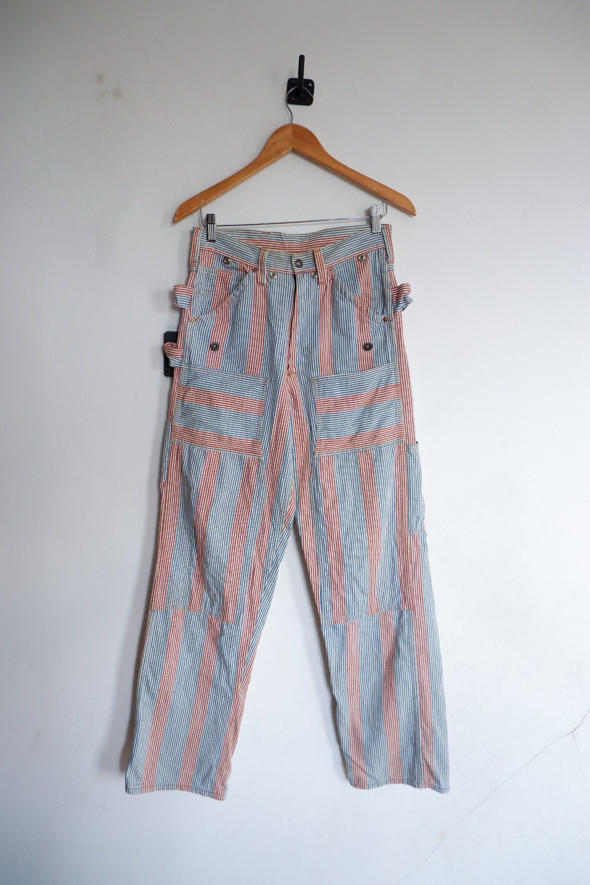 Nepenthes Vintage Hoggs by Nepenthes Hickory Double Knee Pants Size US 28 / EU 44 - 1 Thumbnail