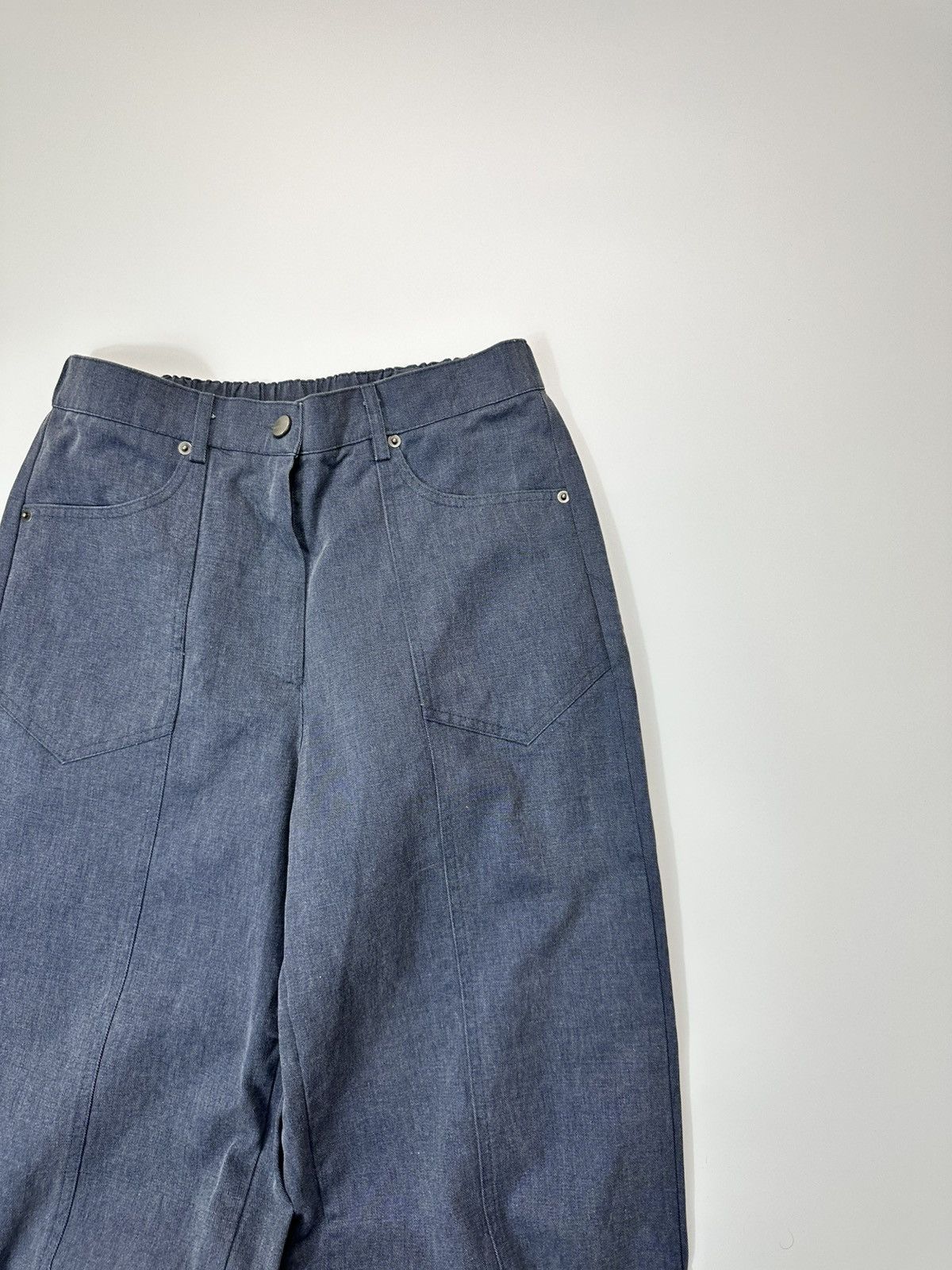 Other Africa Baggy Oversizw Pants Made In Korea Blue Size US 35 - 5 Thumbnail