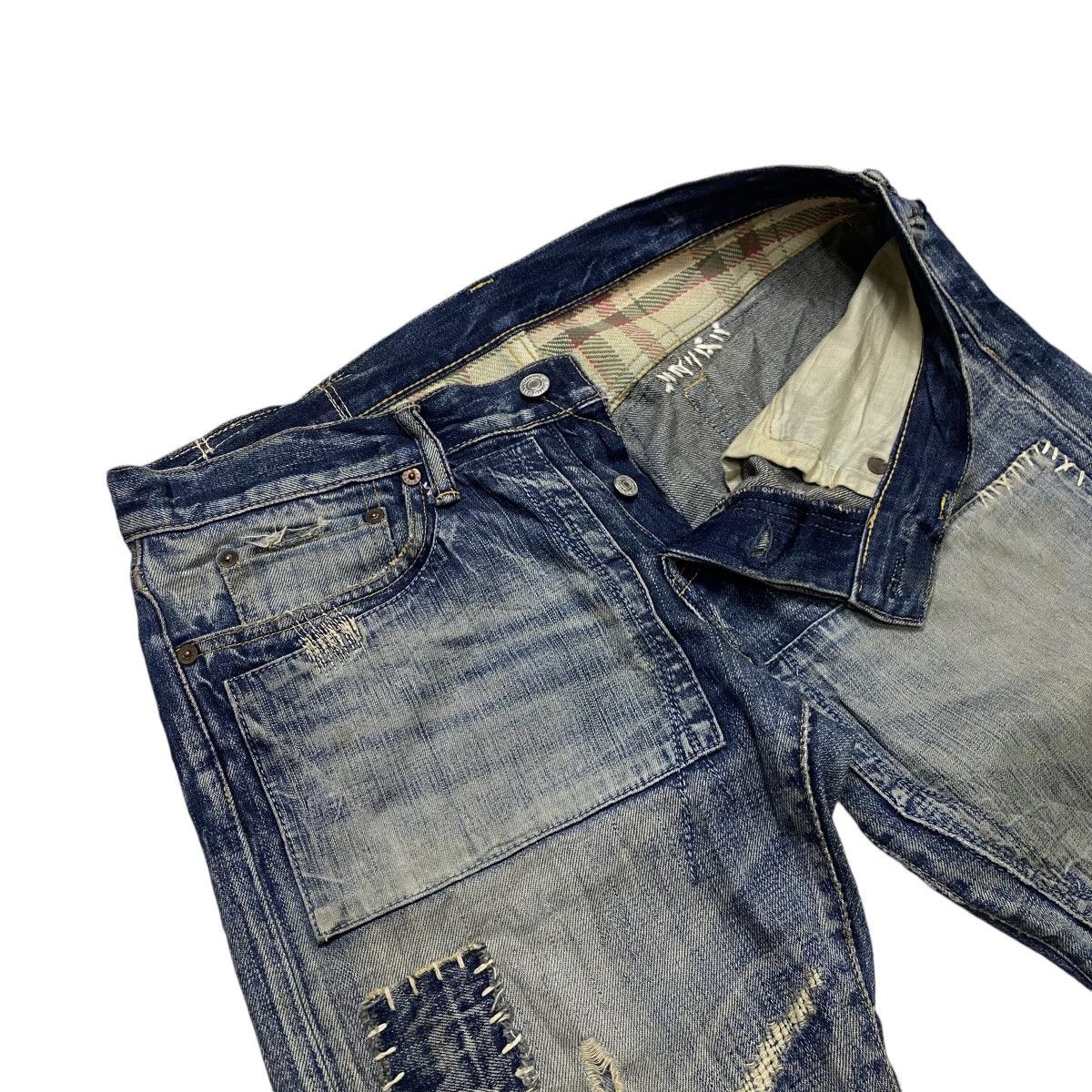 Eternal × Japanese Brand Eternal parchwork distress denim Size US 34 / EU 50 - 6 Thumbnail