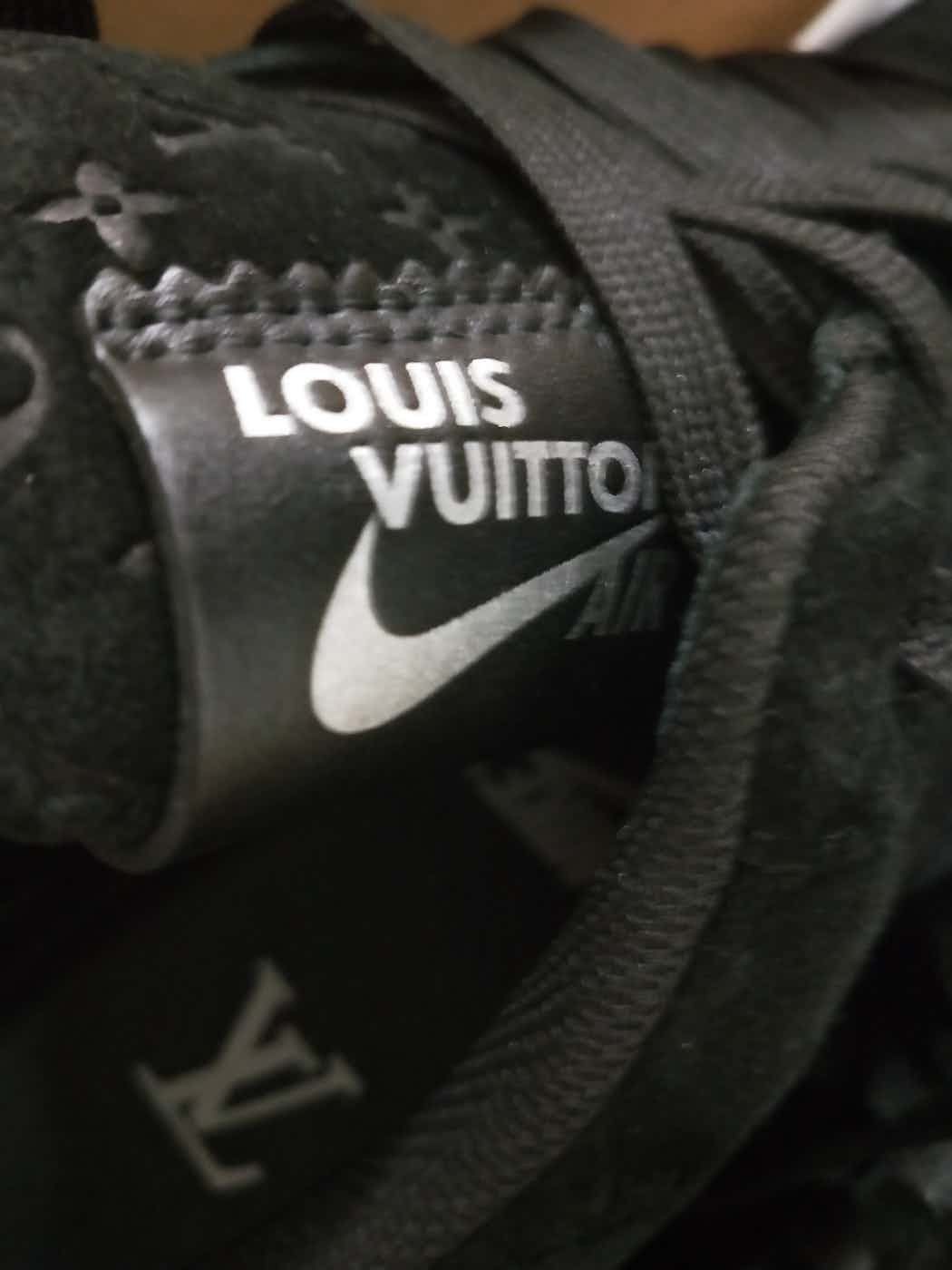 Louis Vuitton LV Nike Velour AF1 Sneakers Size US 7 / EU 40 - 5 Thumbnail