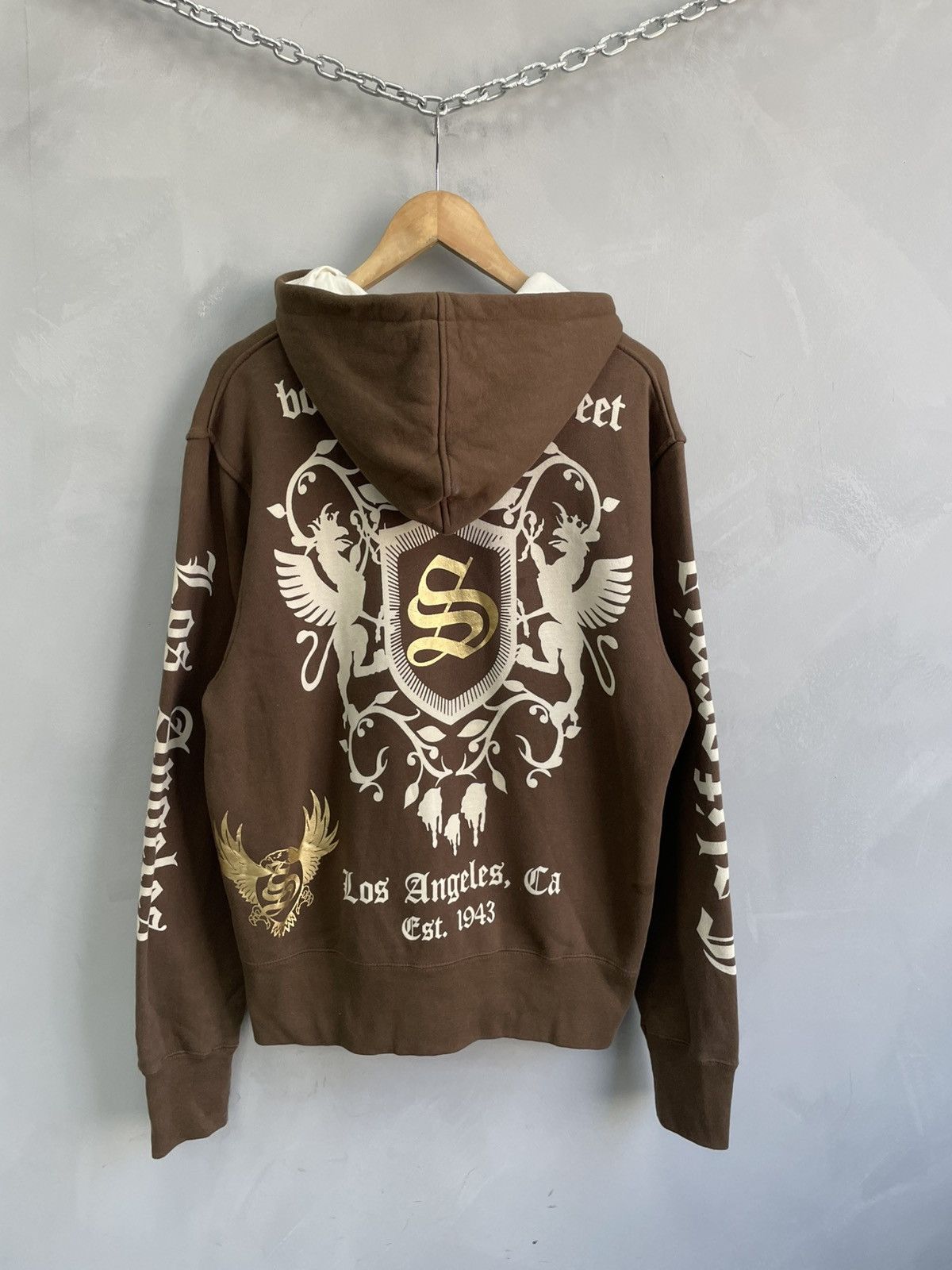 Christian Audigier Ed Hardy by christian audigier Hoodie Y2K Brown Smet Logo Size US L / EU 52-54 / 3 - 13 Thumbnail