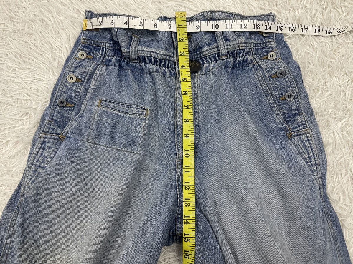Marithe + Francois Girbaud High Waist Side Buttons Marithe Francois Girbaud Jeans Pant Size US 29 - 14 Thumbnail