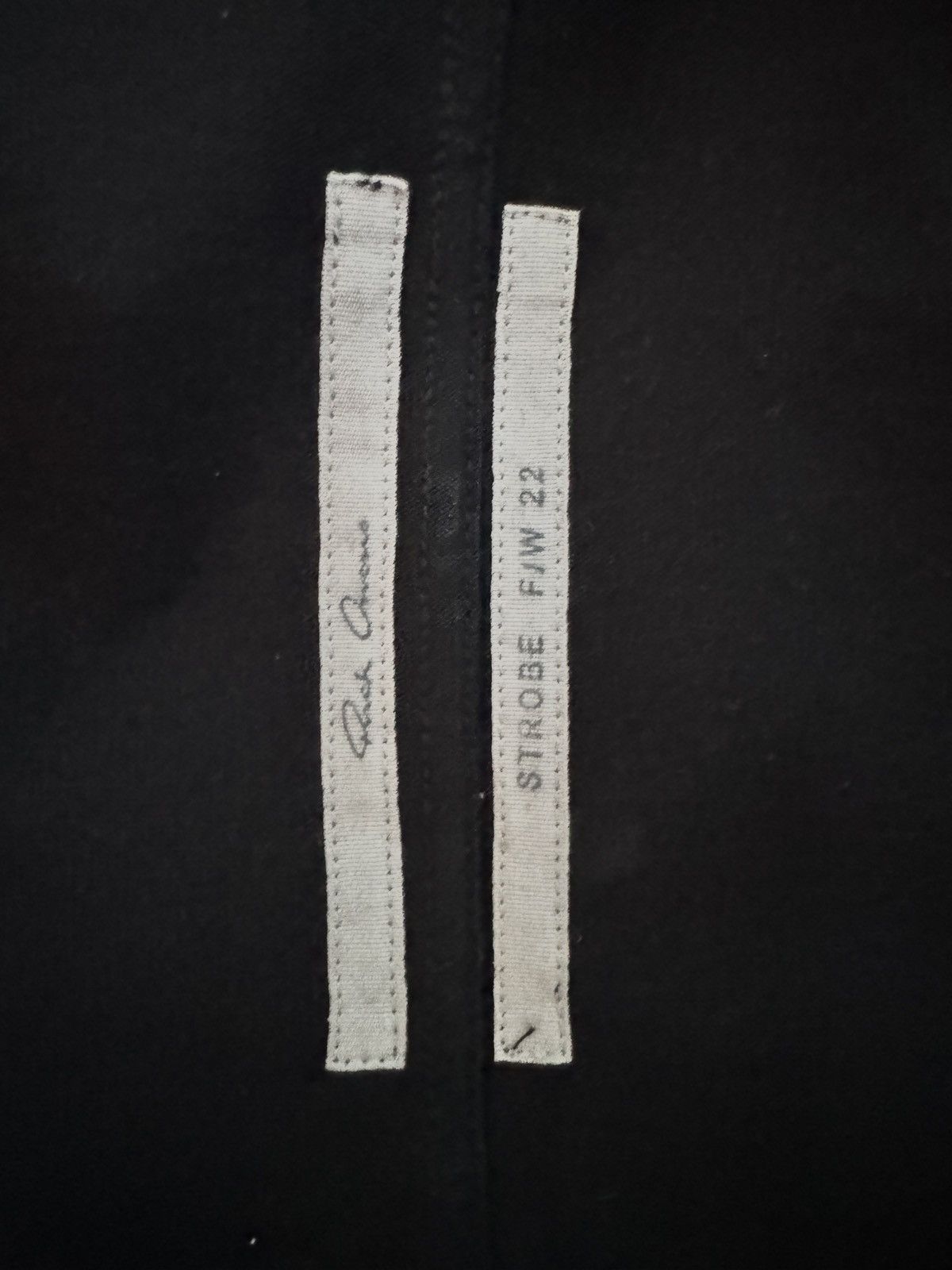 Rick Owens Oversize splint tee in thick cotton Size US M / EU 48-50 / 2 - 9 Thumbnail