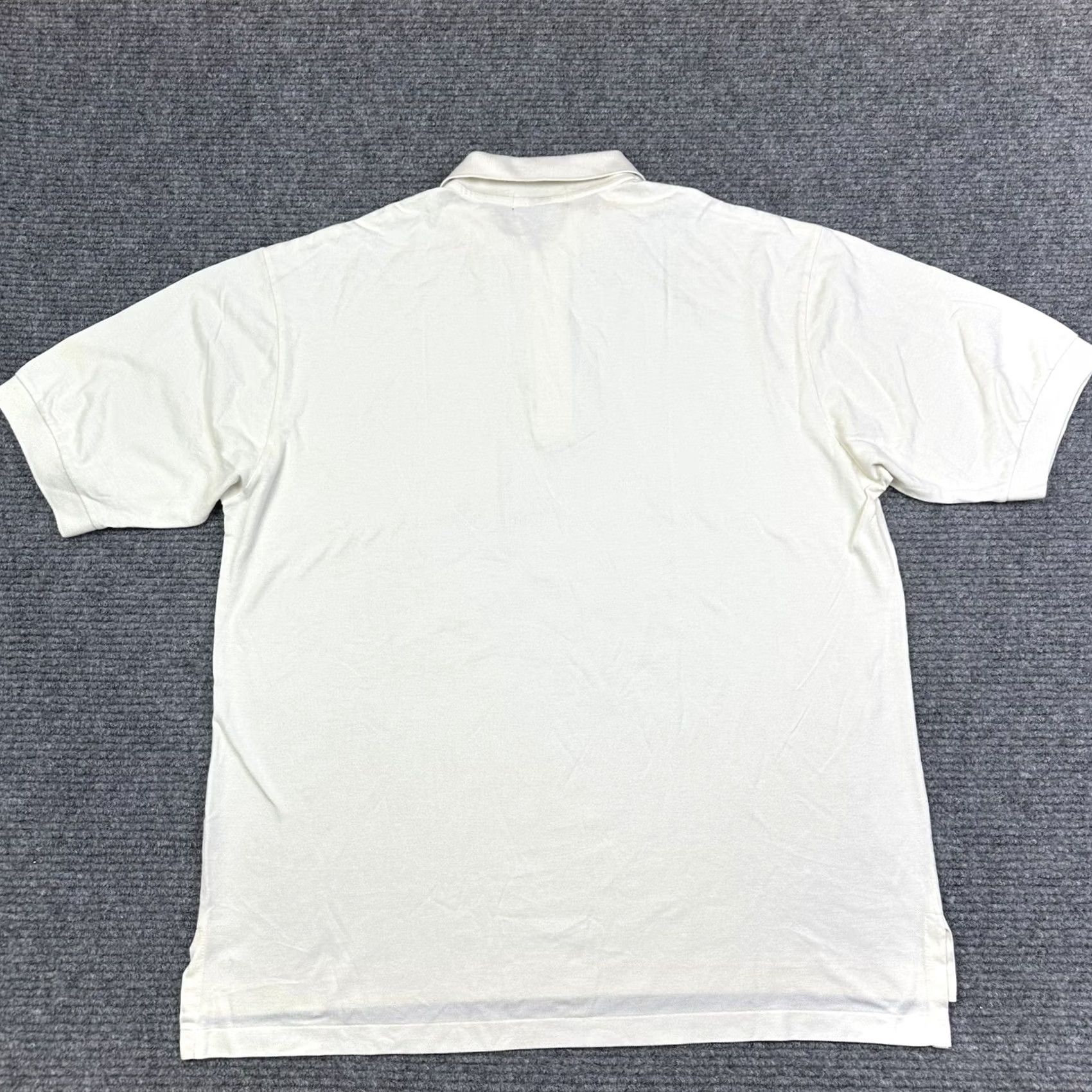 Vintage VINTAGE Cross Creek Polo Shirt XL White 100% Cotton Made In USA Mens Size US XL / EU 56 / 4 - 3 Thumbnail
