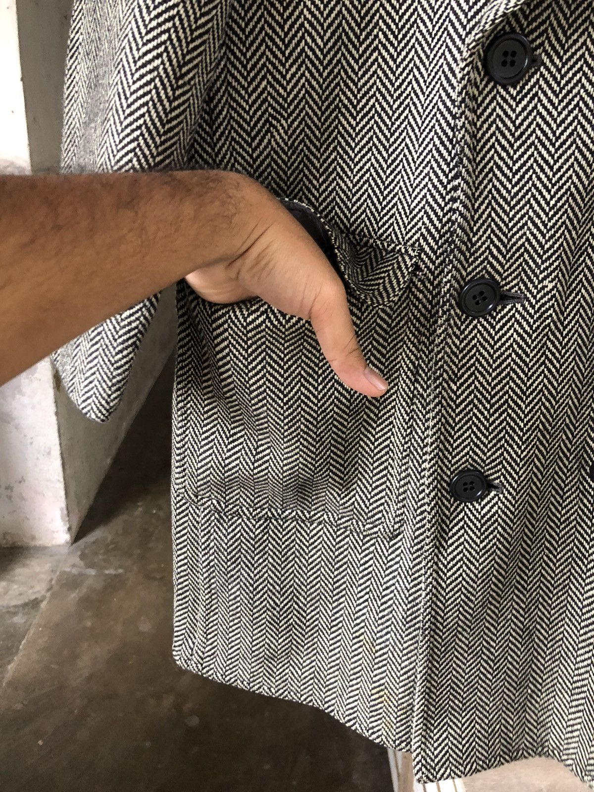 Lanvin Vintage Lanvin Paris Wool Twilled Double Breasted Jacket Size M / US 6-8 / IT 42-44 - 10 Thumbnail