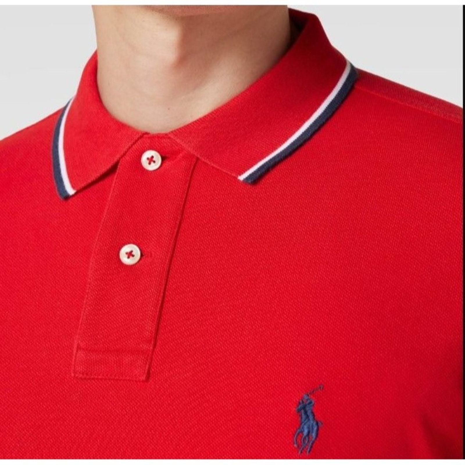Polo Ralph Lauren Polo Ralph Lauren Tipped Collar Polo Shirt size 2XB Size US XXL / EU 58 / 5 - 6 Thumbnail