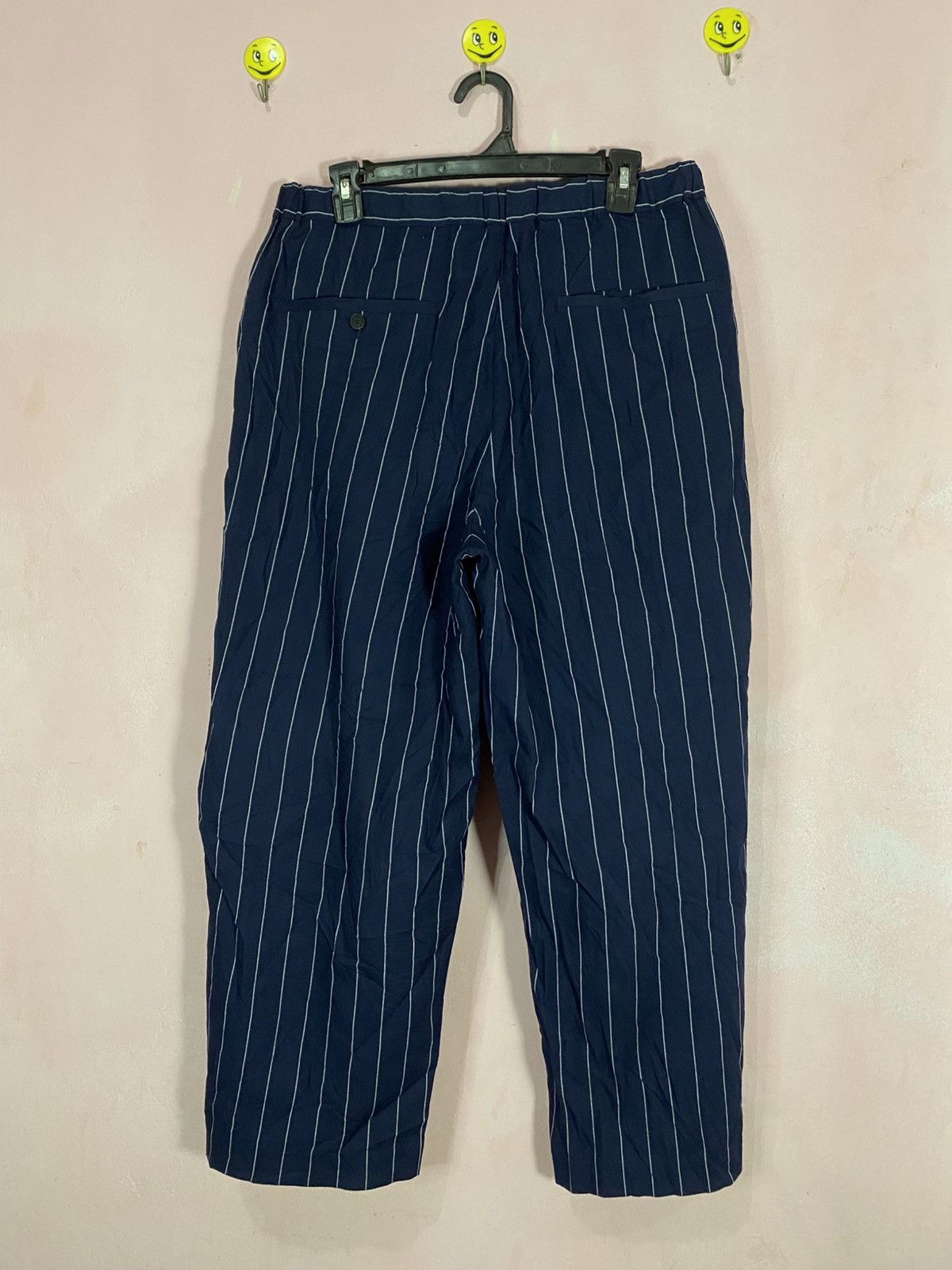 GU × Japanese Brand × Maison MIHARA YASUHIRO Miharayasuhiro X GU baggie stripe pants Size US 35 - 2 Thumbnail