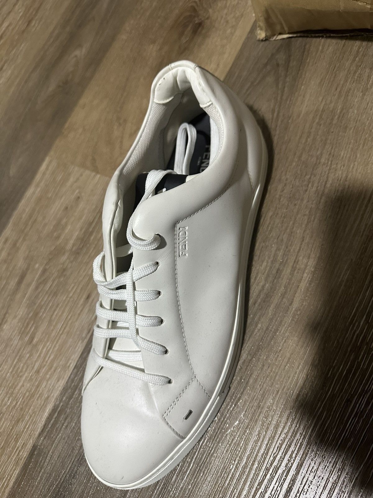 Fendi Fendi Lightning Bolt Leather Sneakers Size US 10 / EU 43 - 8 Thumbnail