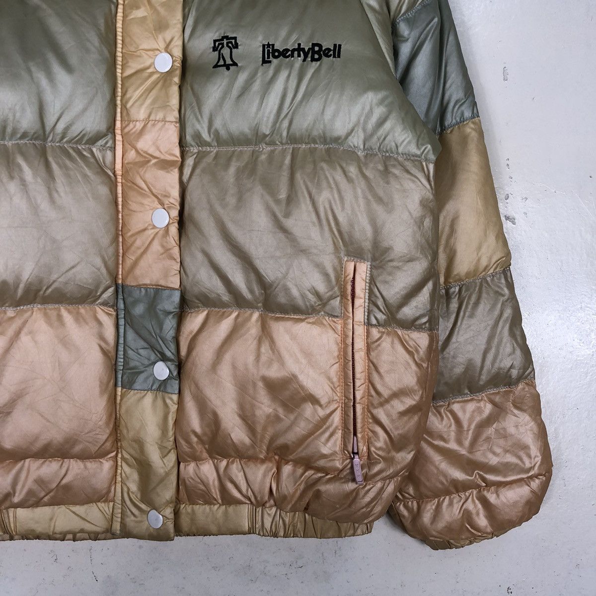 Japanese Brand × Liberty × Vintage 💛SEND OFFER💛VINTAGE LIBERTY BELL PUFFER DOWN JACKET Size M / US 6-8 / IT 42-44 - 4 Thumbnail