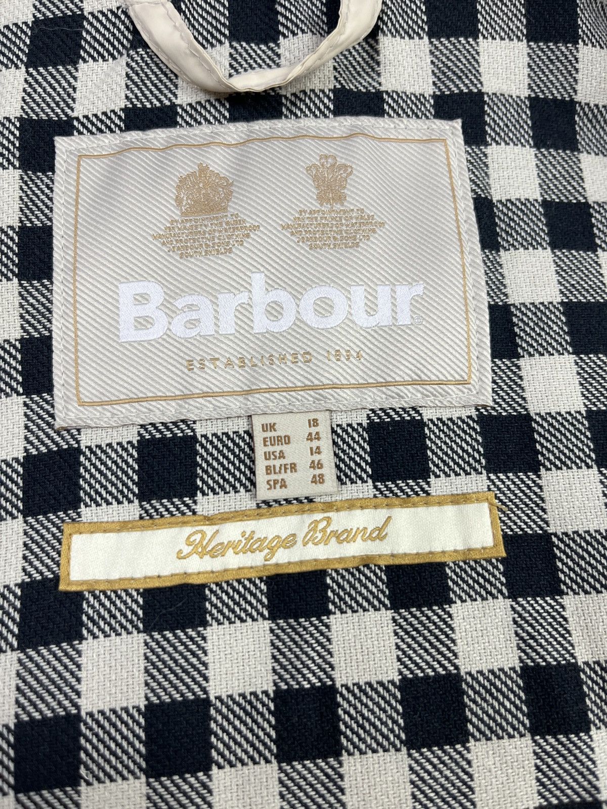 Barbour Barbour Cambo Fleece Jacket Cream Sherpa CorduroyCollarCheck Size XL / US 12-14 / IT 48-50 - 6 Thumbnail