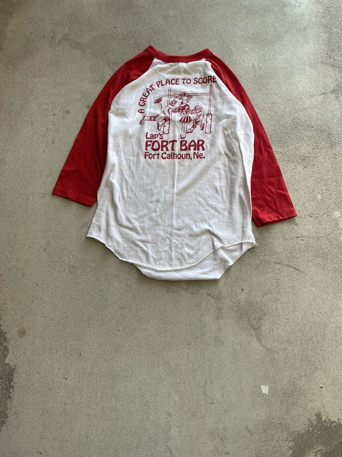 Vintage Laps Fort Bar A Great Place To Score baseball shirt
