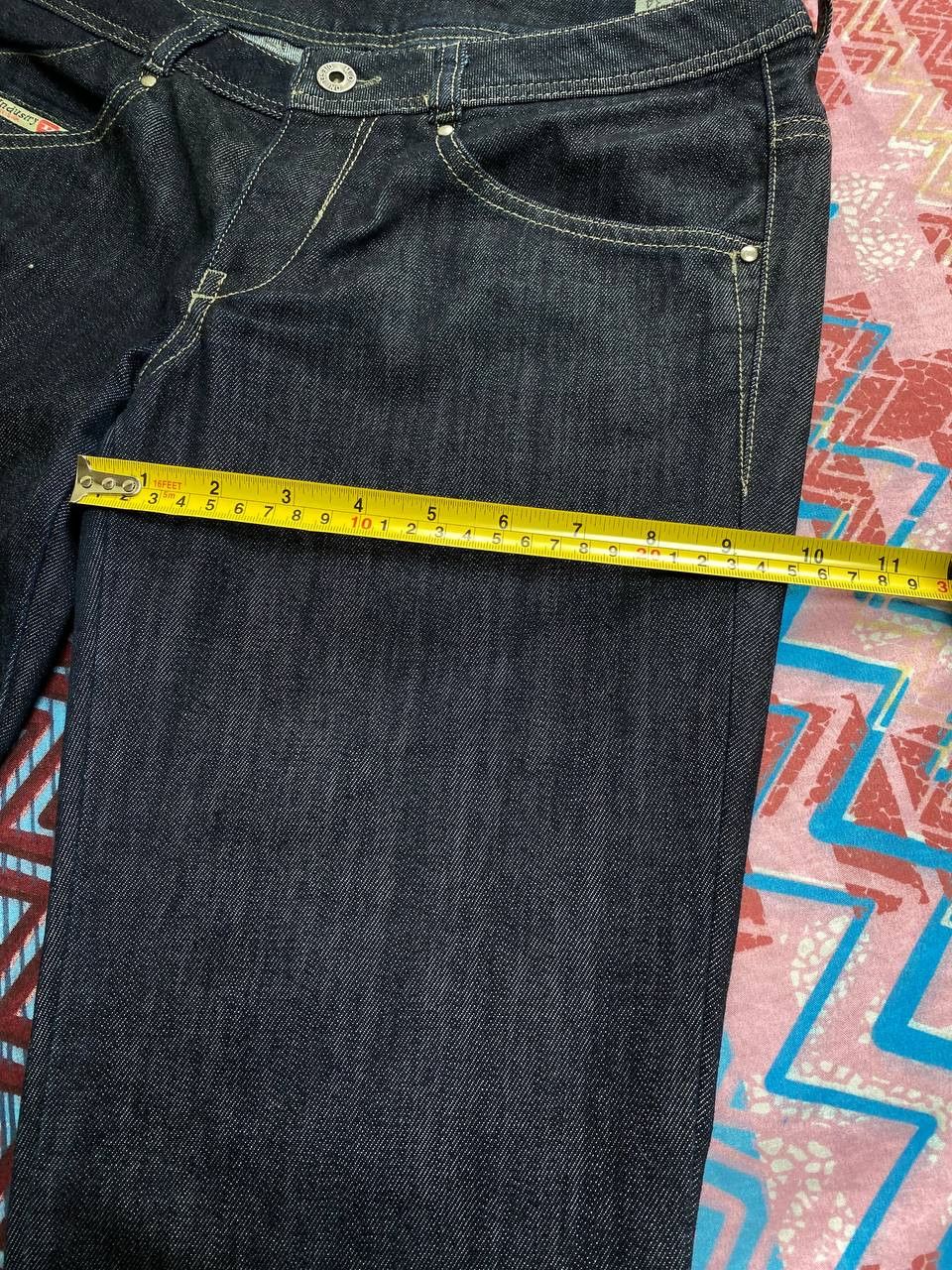 Diesel × Japanese Brand Slim Straight Jeans Pants Trousers Low Rise Size 30" / US 8 / IT 44 - 9 Thumbnail
