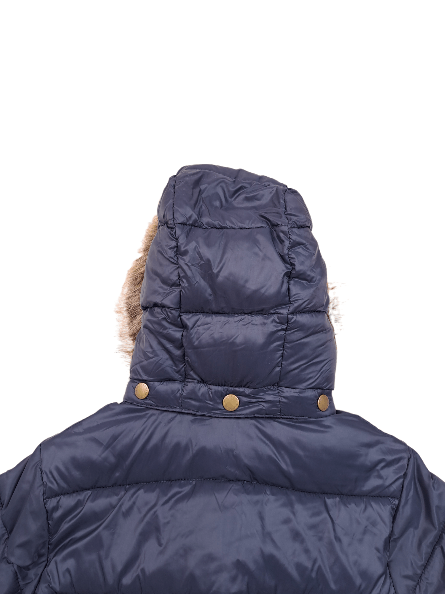 Barbour × Designer 💎Vintage Barbour Fibre Down Navy Black Puffer Parka Jacket Size XL / US 12-14 / IT 48-50 - 6 Thumbnail