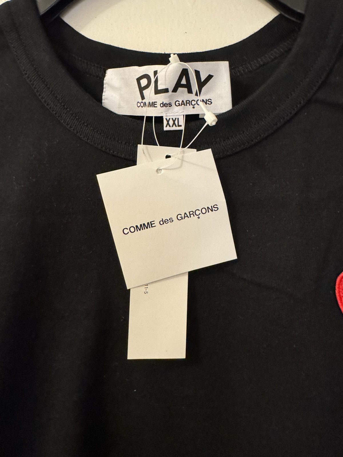 Comme des Garcons Comme Des Garçons PLAY Red Heart Patch Tee/XXL Fits like a L Size US XXL / EU 58 / 5 - 5 Thumbnail