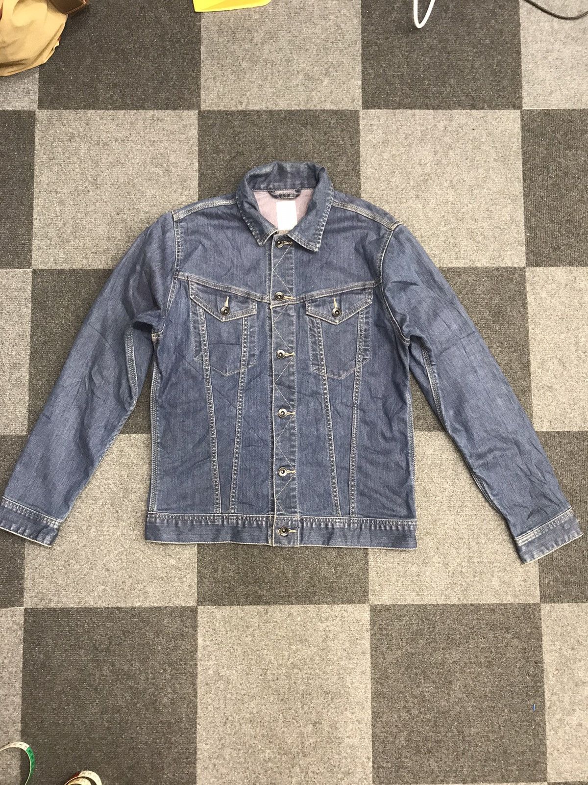 Japanese Brand BACK NUMBER Slim Fit Trucker Size US M / EU 48-50 / 2 - 1 Thumbnail