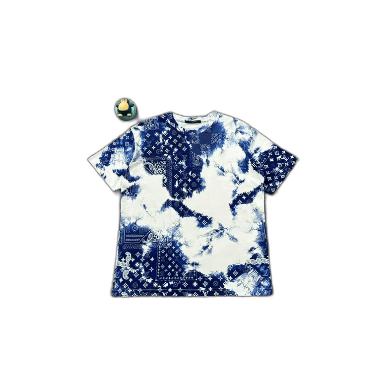 Louis Vuitton Tie-Dye Printed Short Sleeve T-Shirt Size US L / EU 52-54 / 3 - 1 Thumbnail